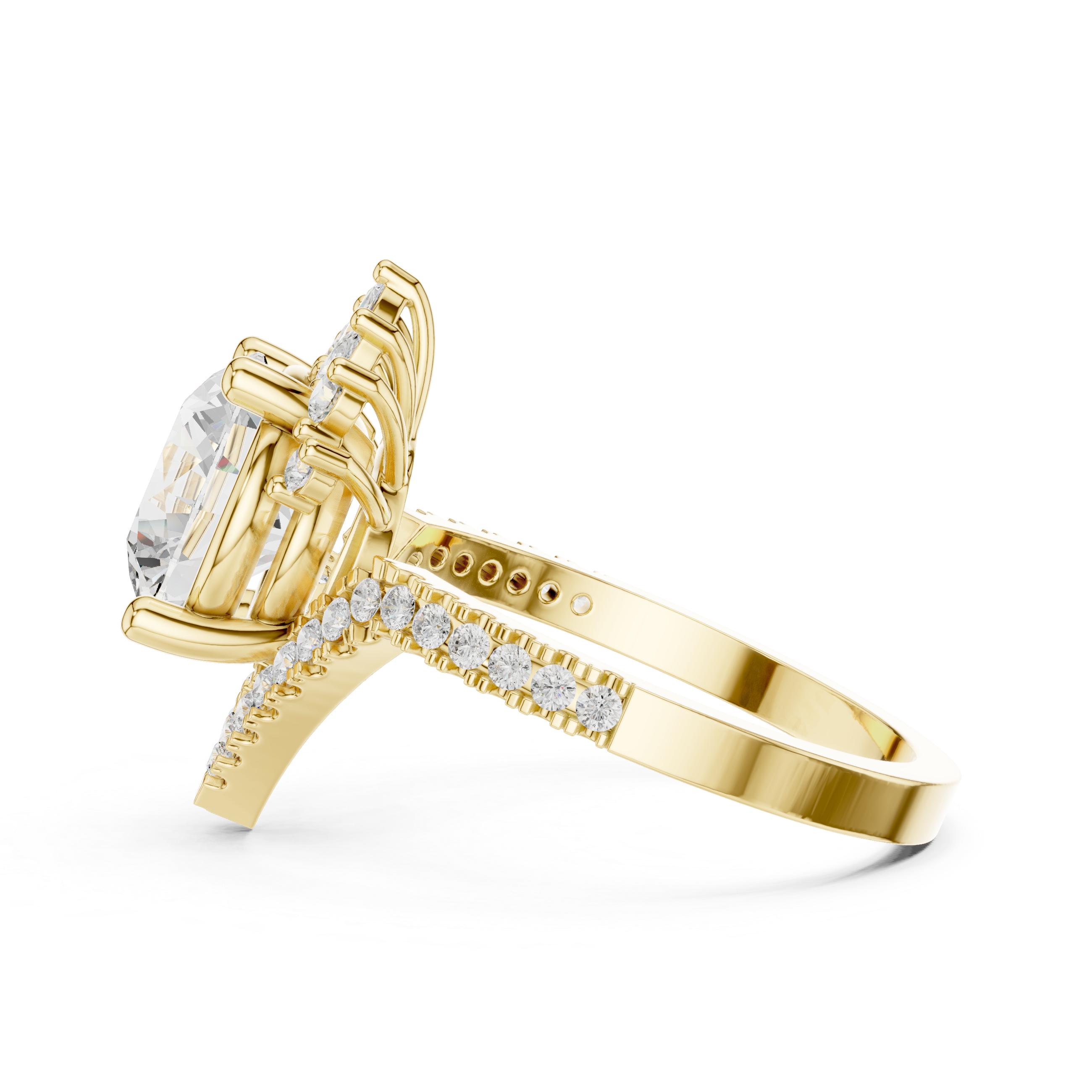 Adjustable baby ring with smooth surface.