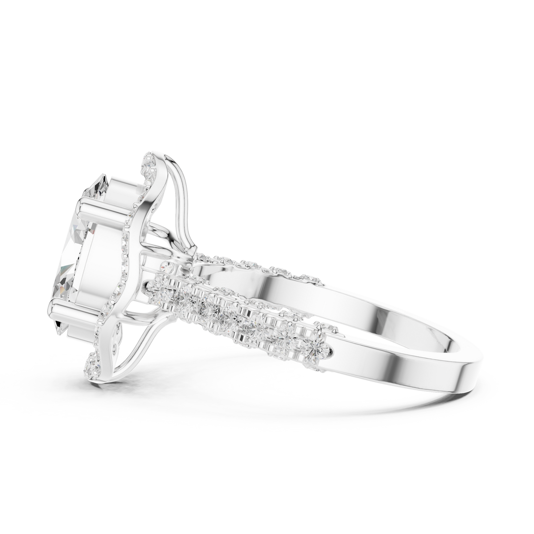 Figaro chain necklace with alternating links.