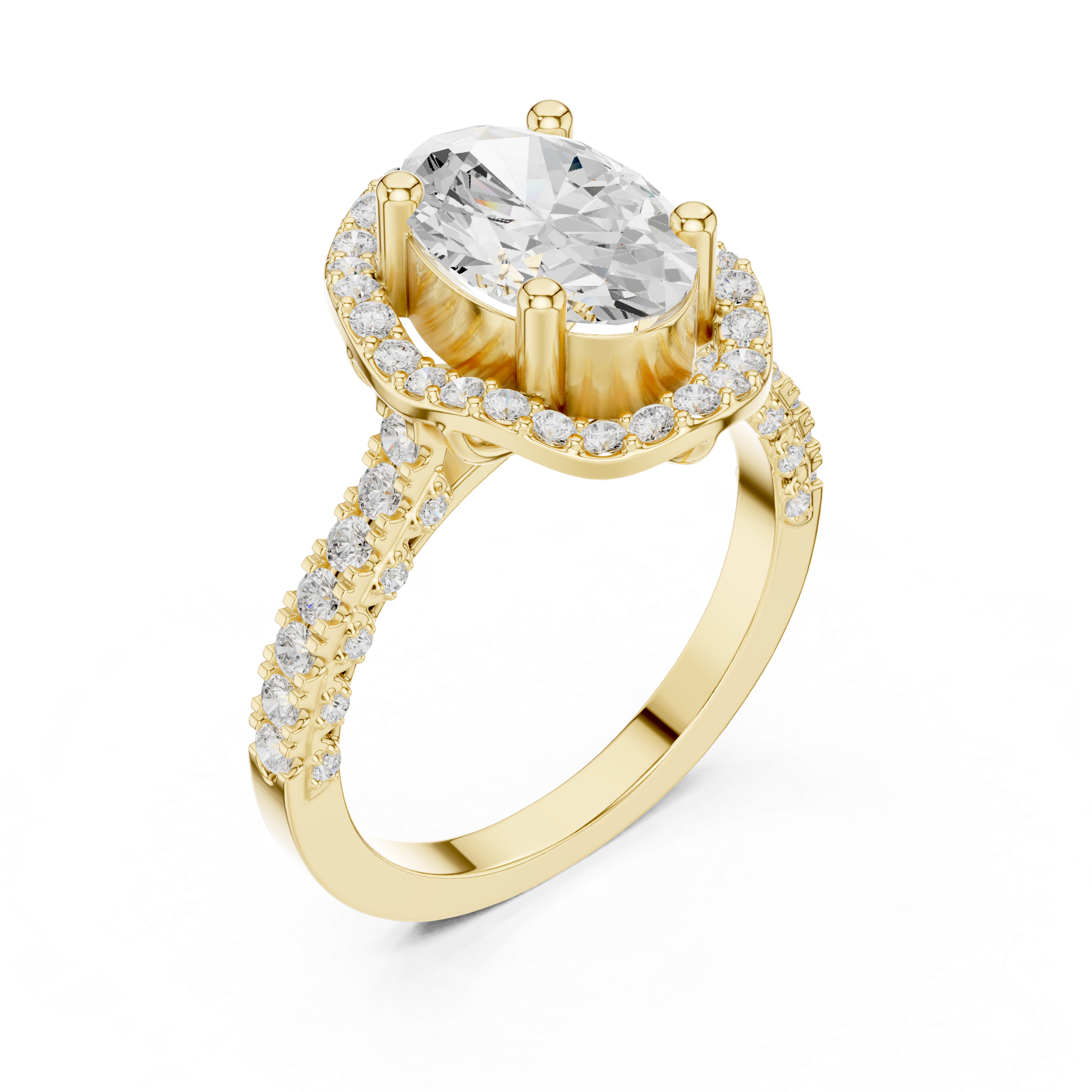 Diamond bangle with sparkling pavé detail.