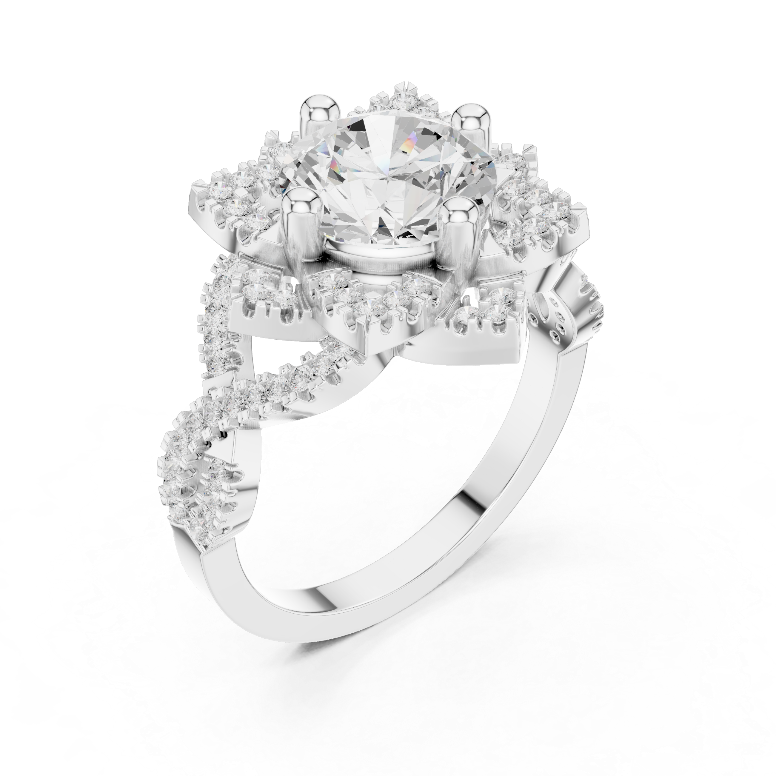 Heavy bridal choker with ornate detail.