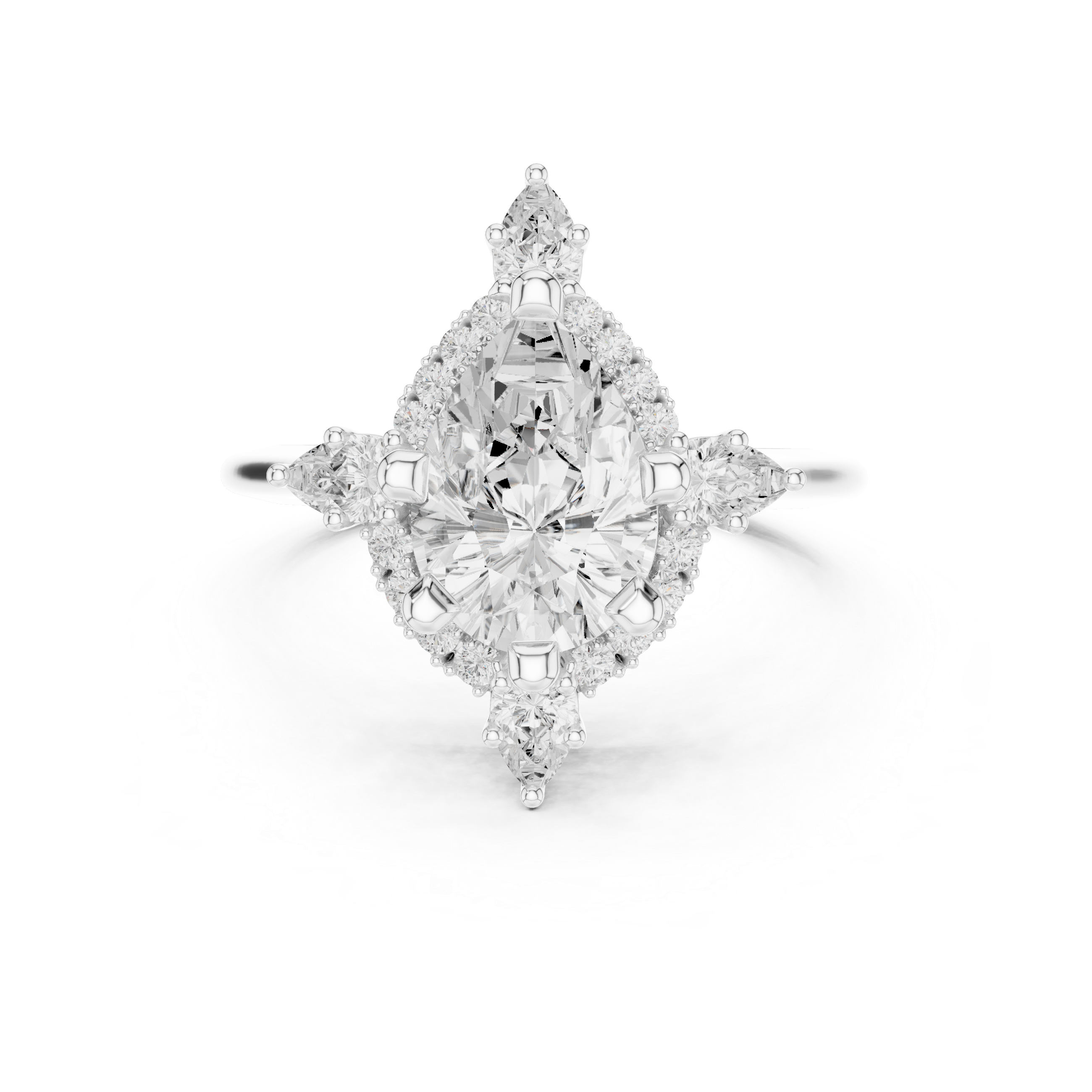 Floral carved toe ring with intricate detail.