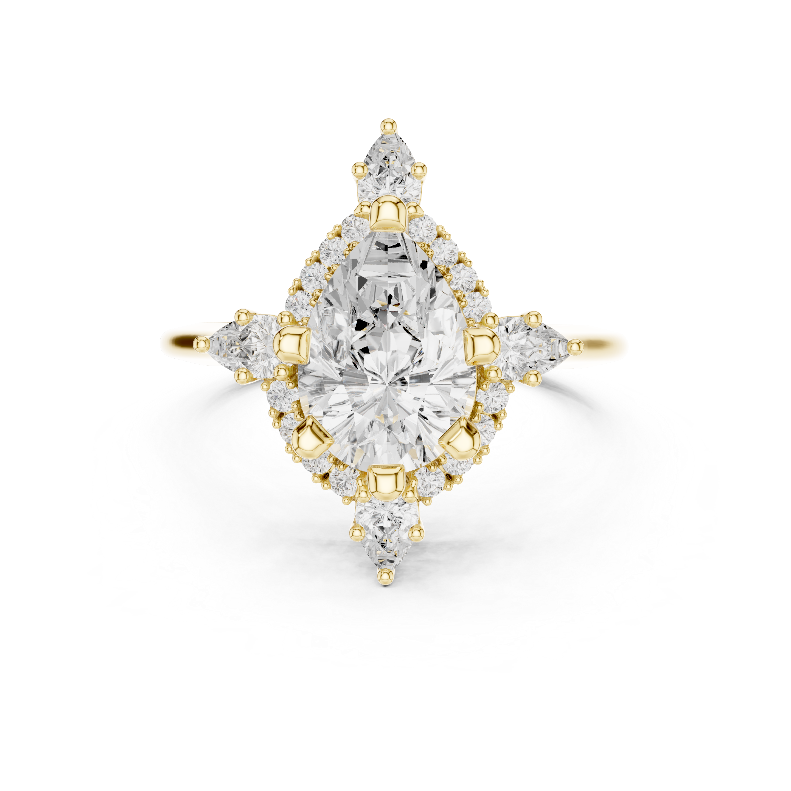 Oval diamond ring with slender gold band.