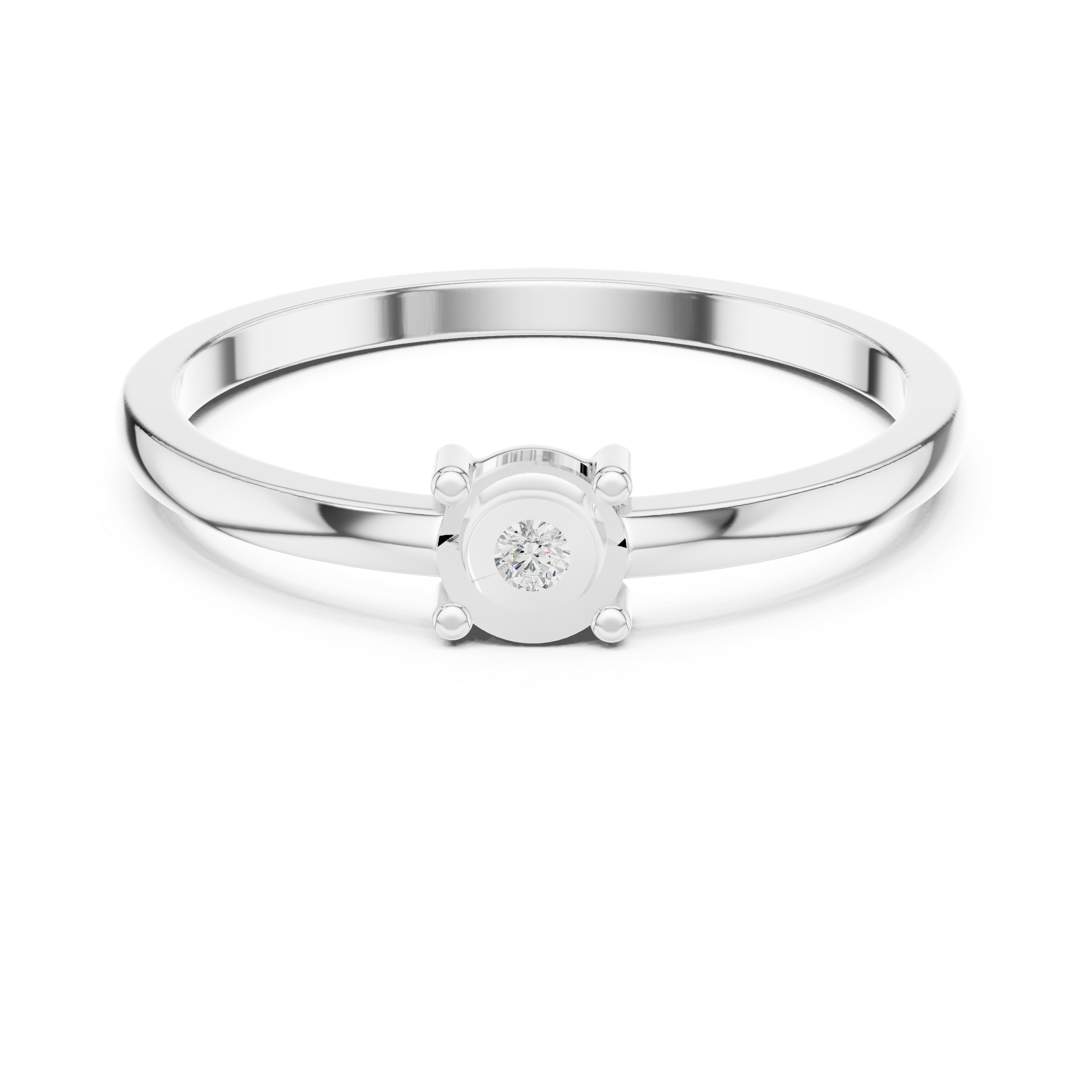 Diamond pendant necklace with sparkling centerpiece.
