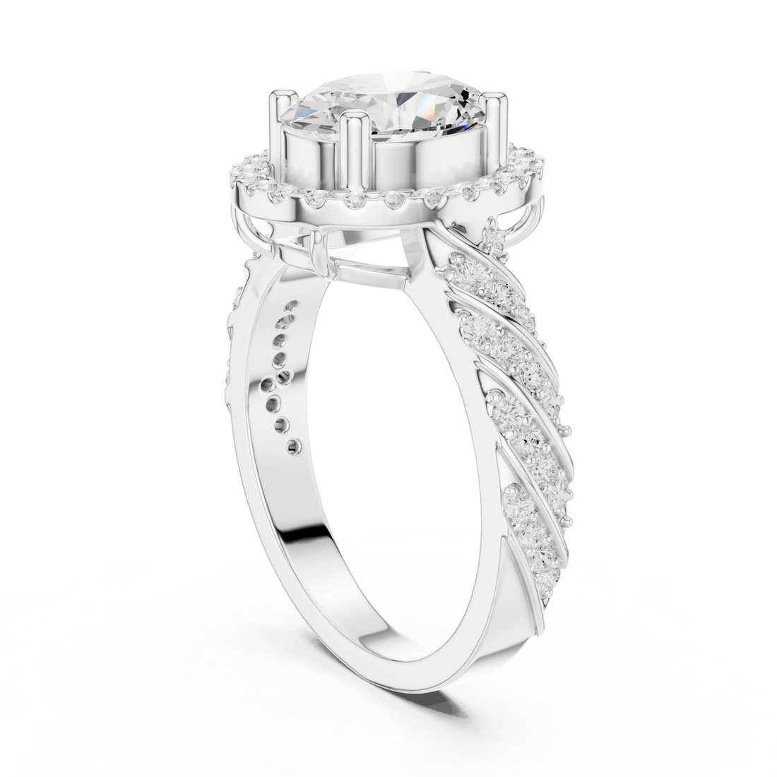 Bold cuff bracelet with sleek structure.