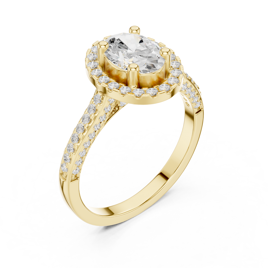 Classic engagement ring with timeless design.