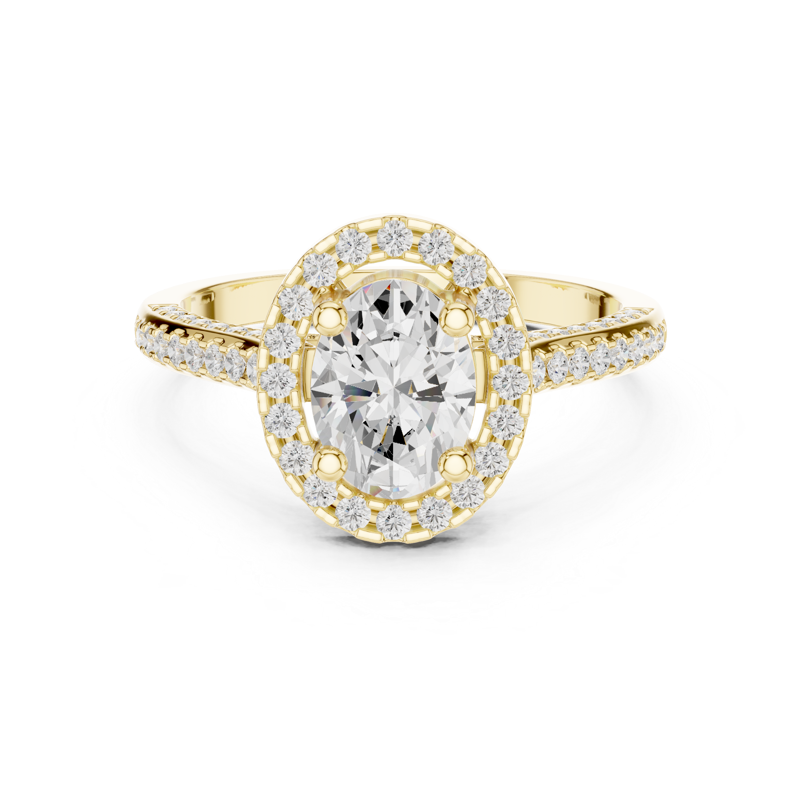 Decorative fashion ring with modern detail.