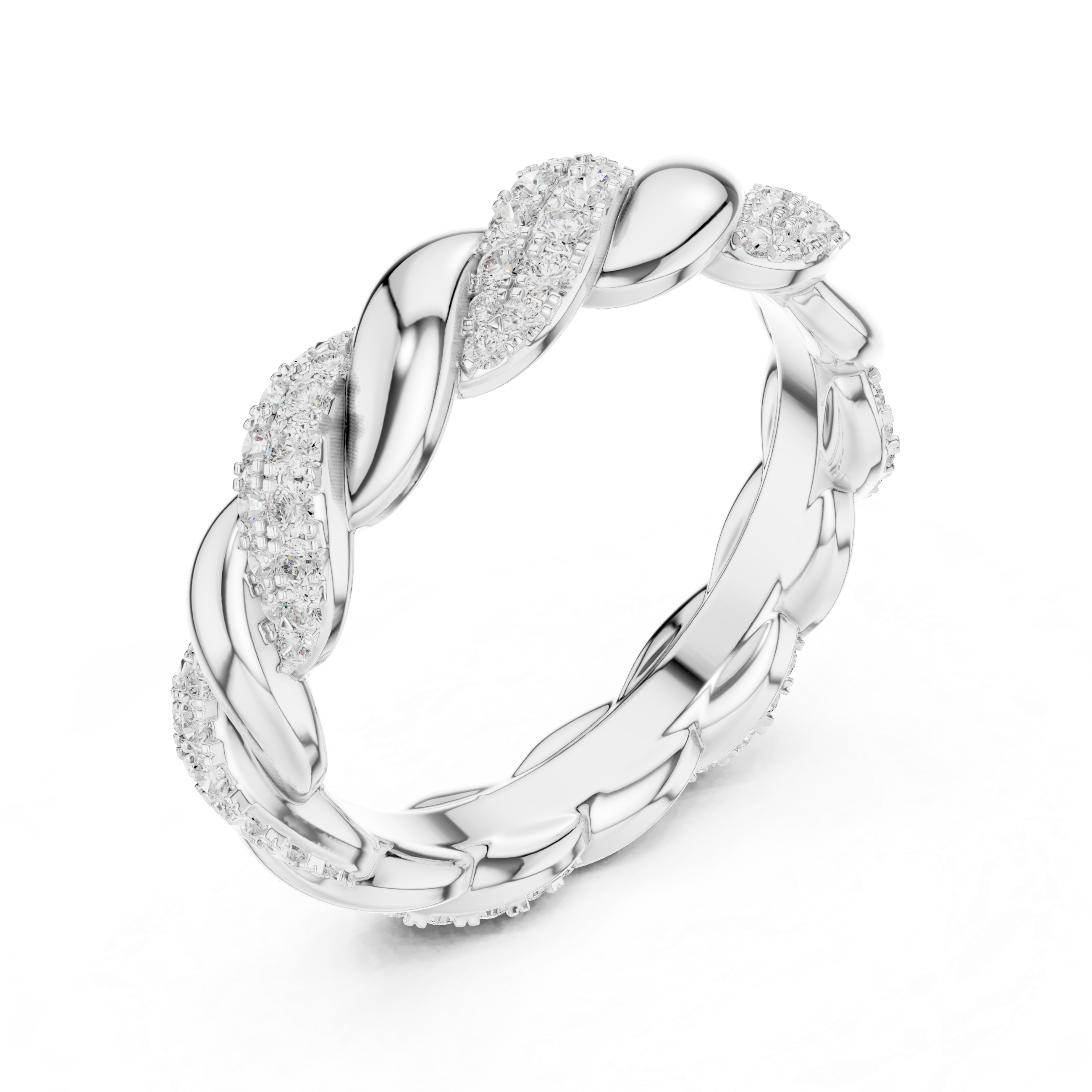 Thin band engagement ring with elegance.