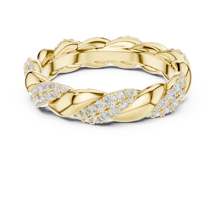 Classic gold anklet with delicate detail.