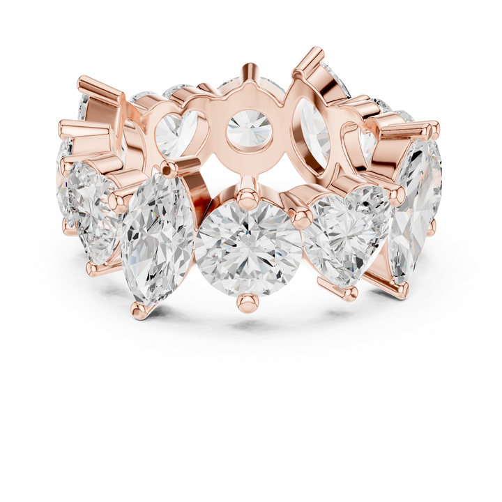 Smooth polished wedding band ring.
