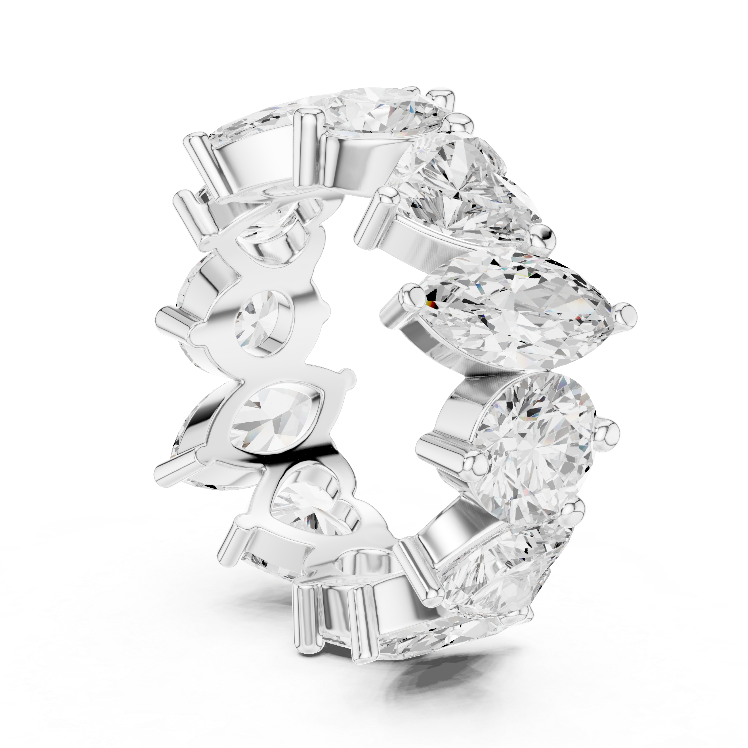 Decorative gemstone toe ring with shine.