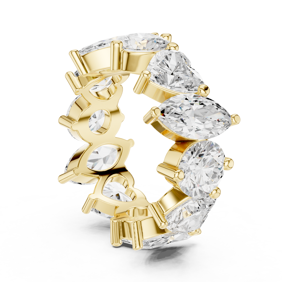 Elegant stud earrings with polished finish.