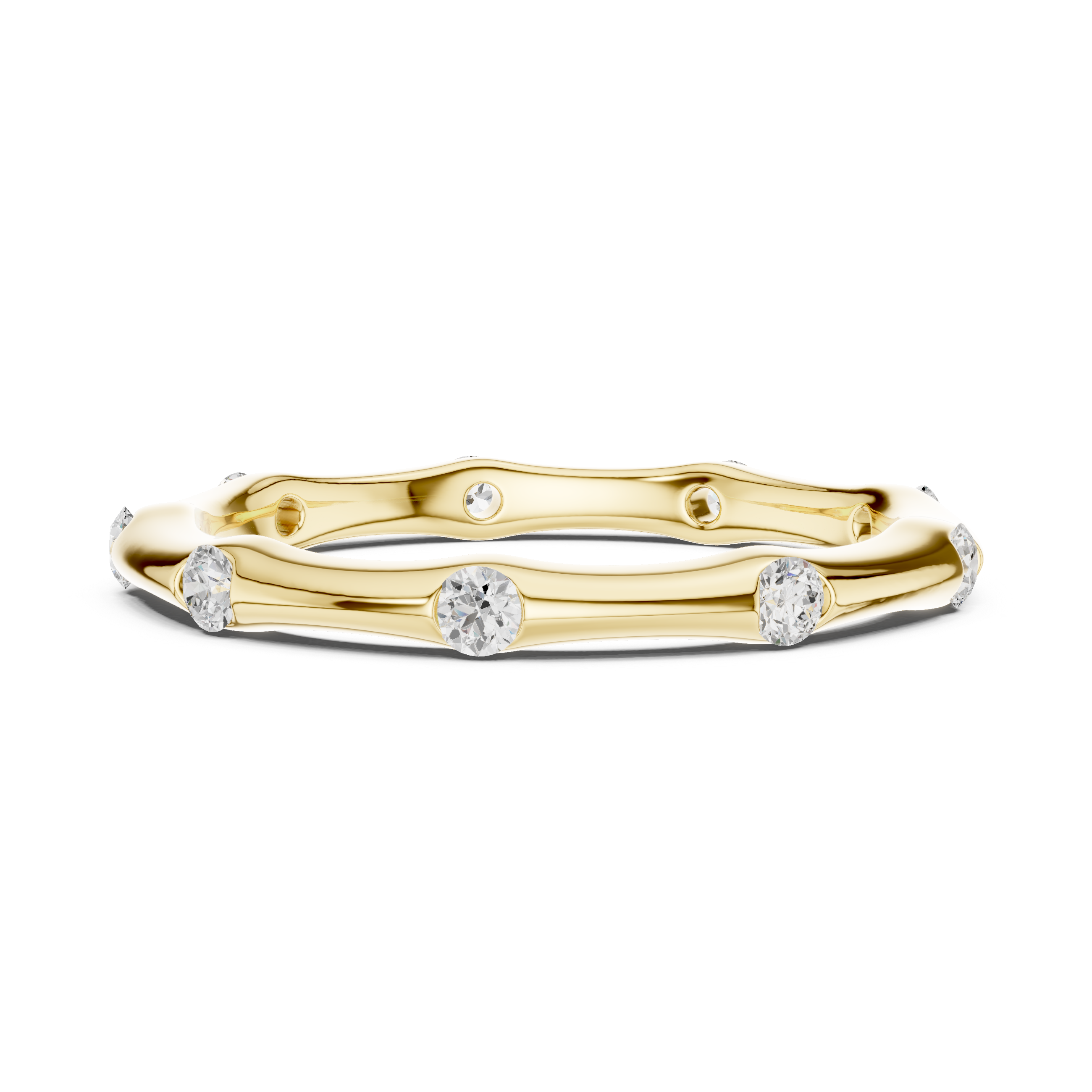 Gold chain bracelet with elegant simplicity.