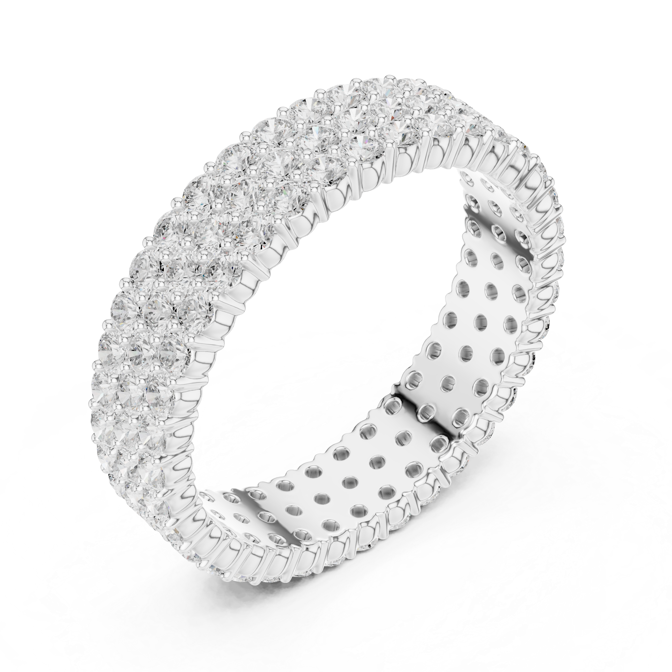 Oval-cut diamond ring with sleek modern band.