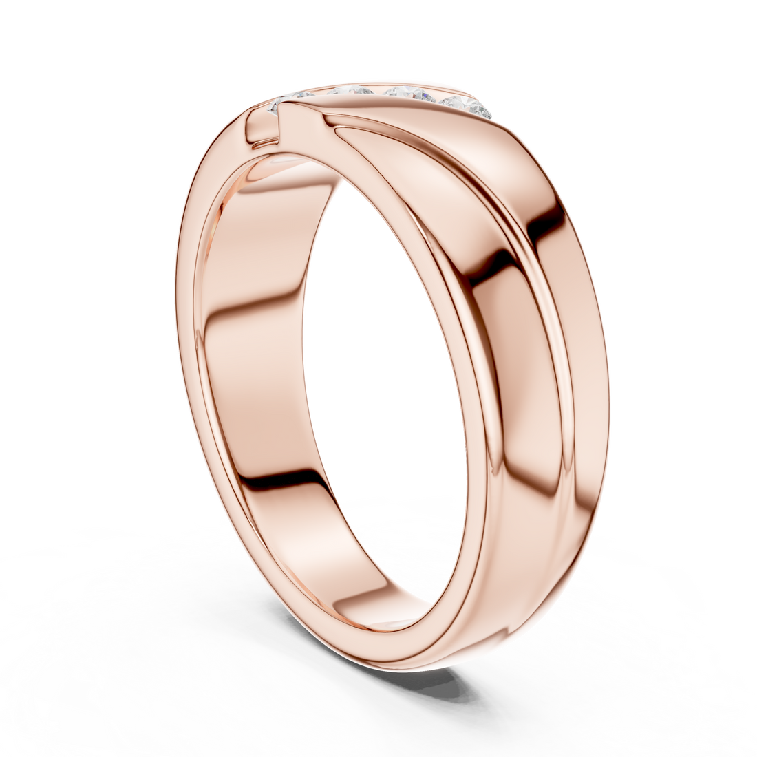 Silver toe ring with adjustable band.