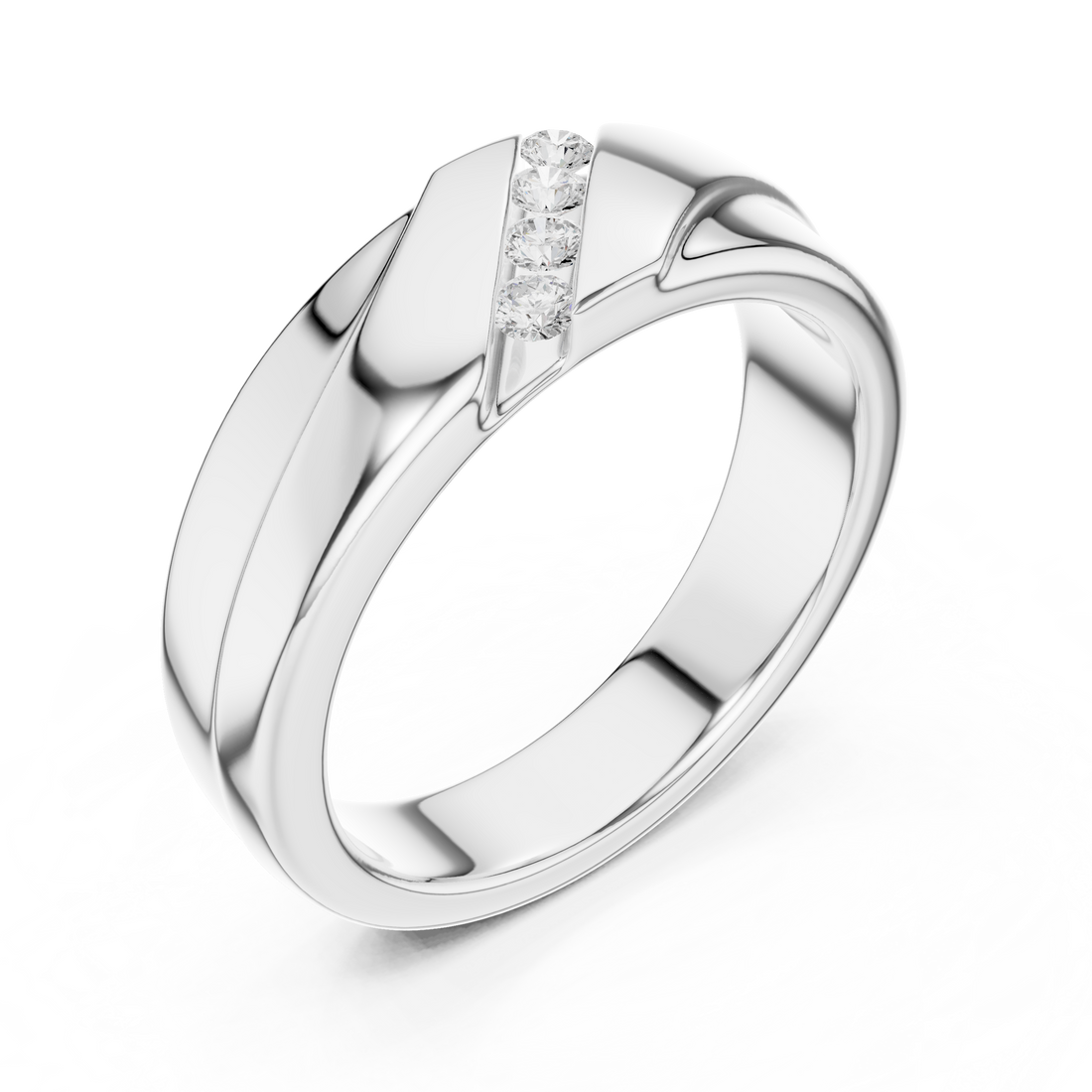 Vintage-style toe ring with decorative pattern.