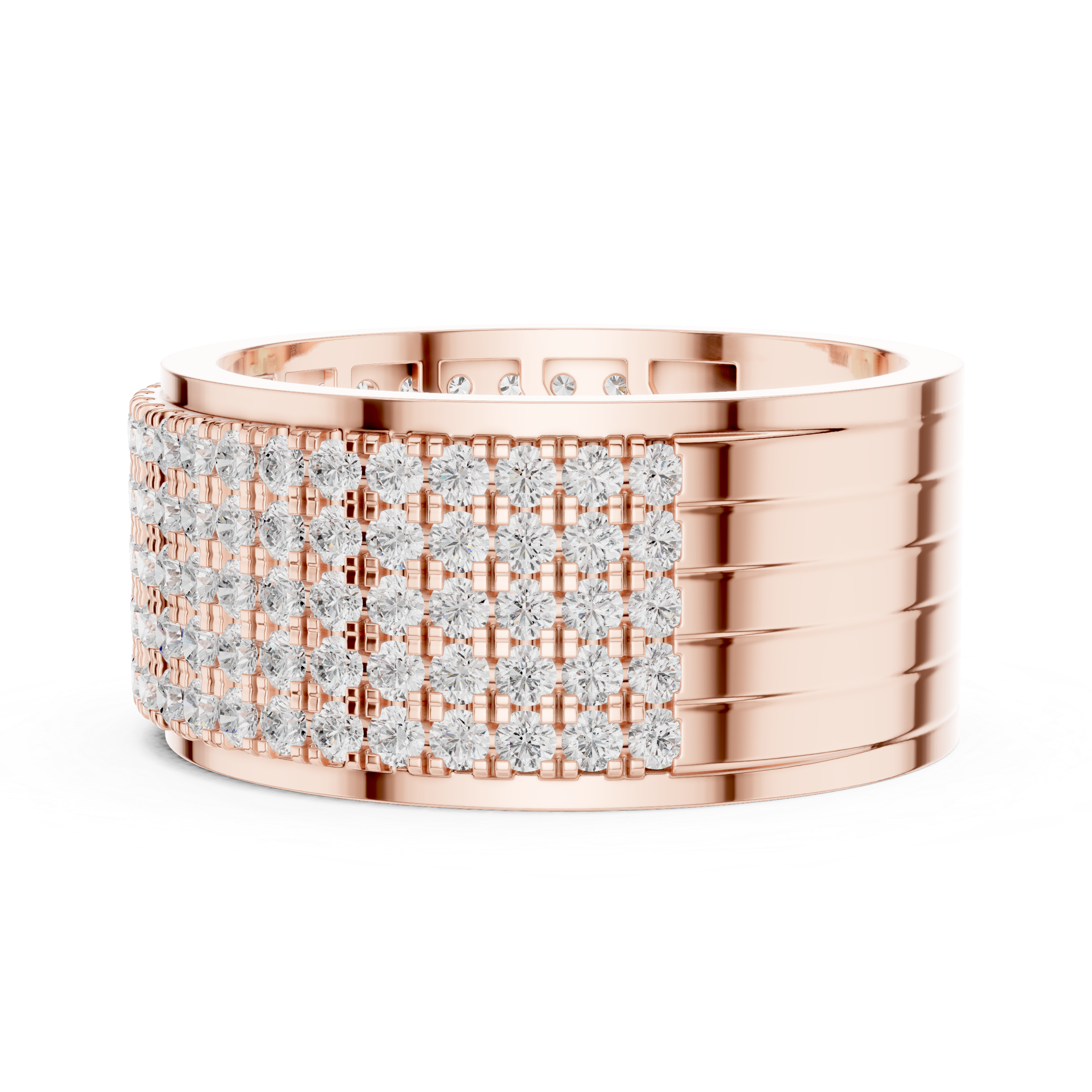 Men's gemstone ring with rectangular stone.