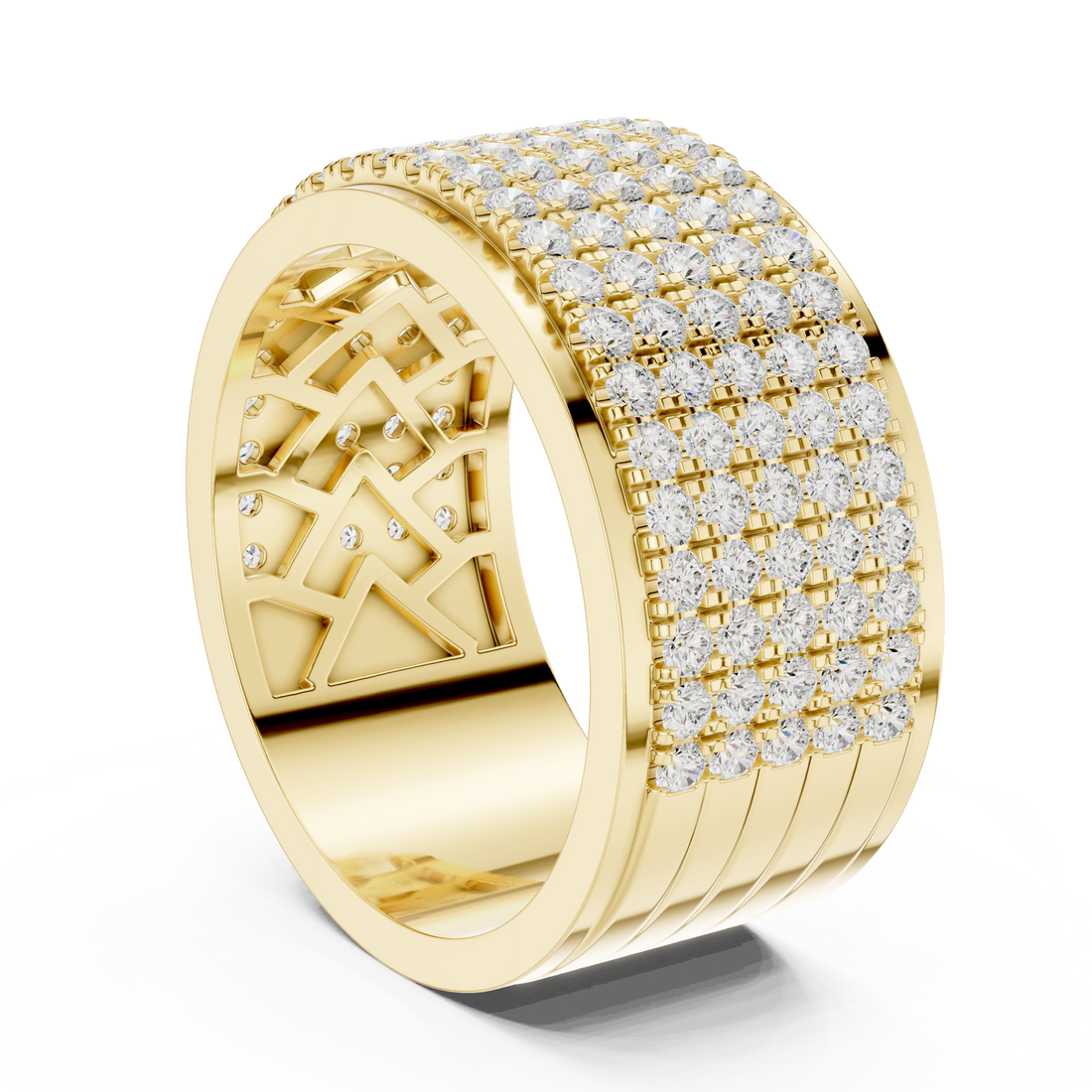 Adjustable baby ring with smooth edges.