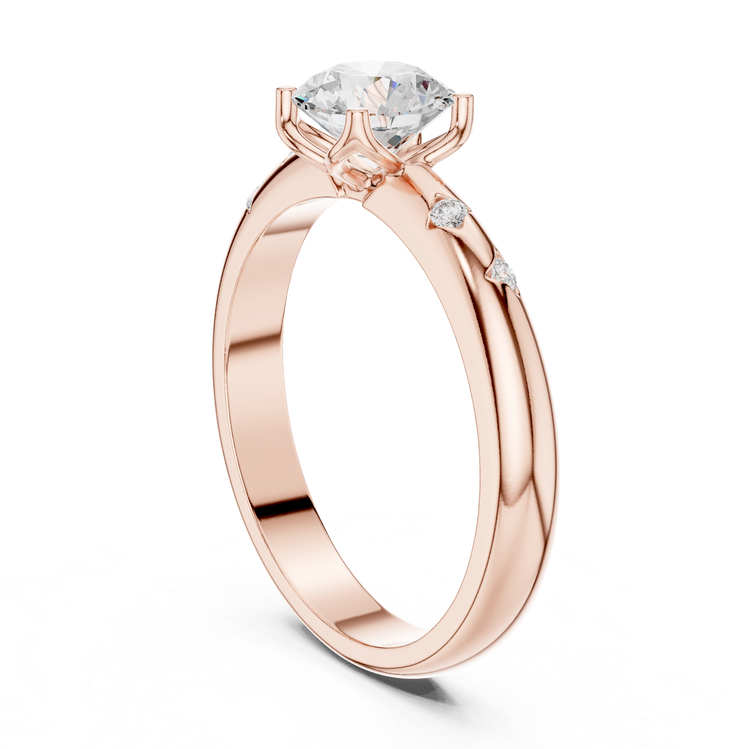 Designer sculptural ring with artistic style.