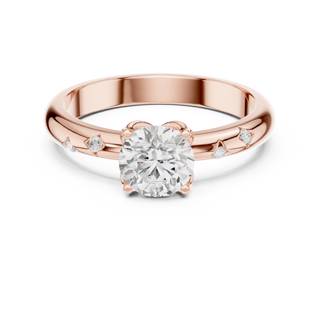 Adjustable open ring with modern look.