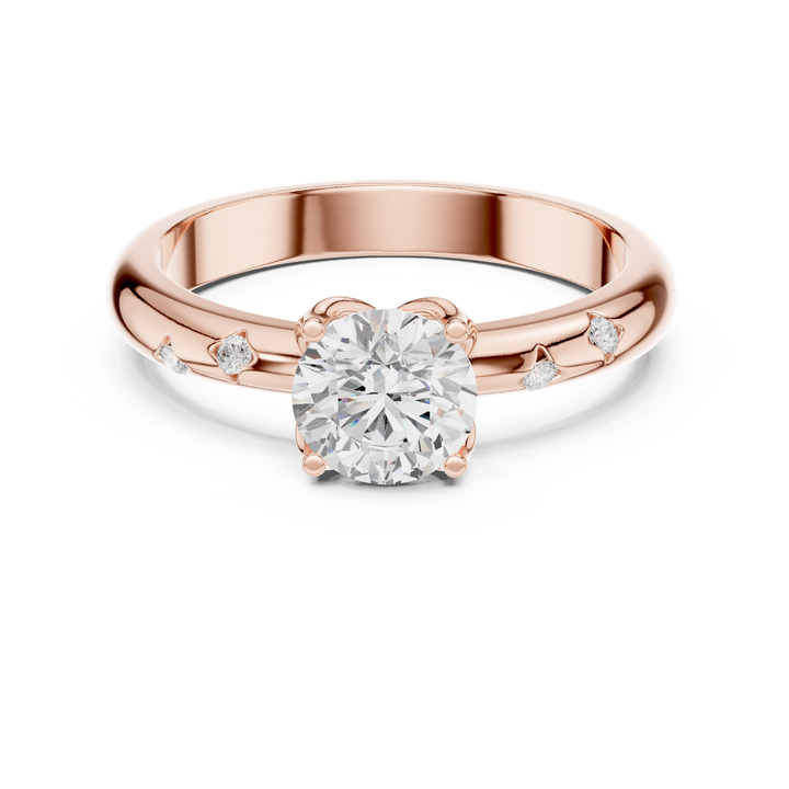 Adjustable open ring with modern look.