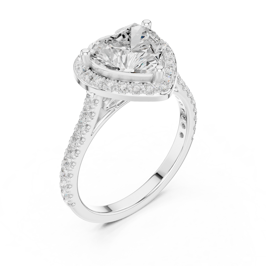 Bridal jewellery set with matching pieces.