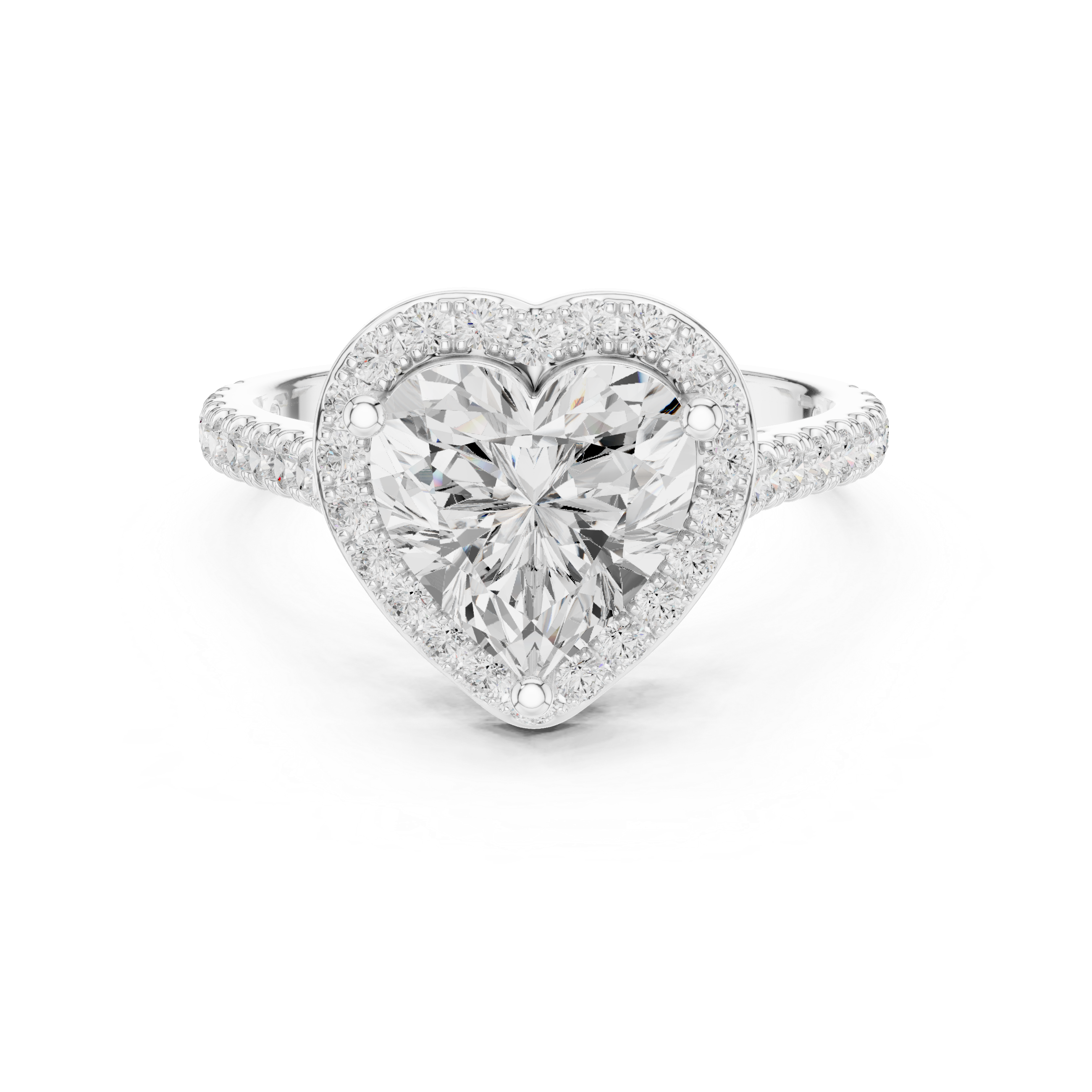 Engagement jewellery set with modern style.