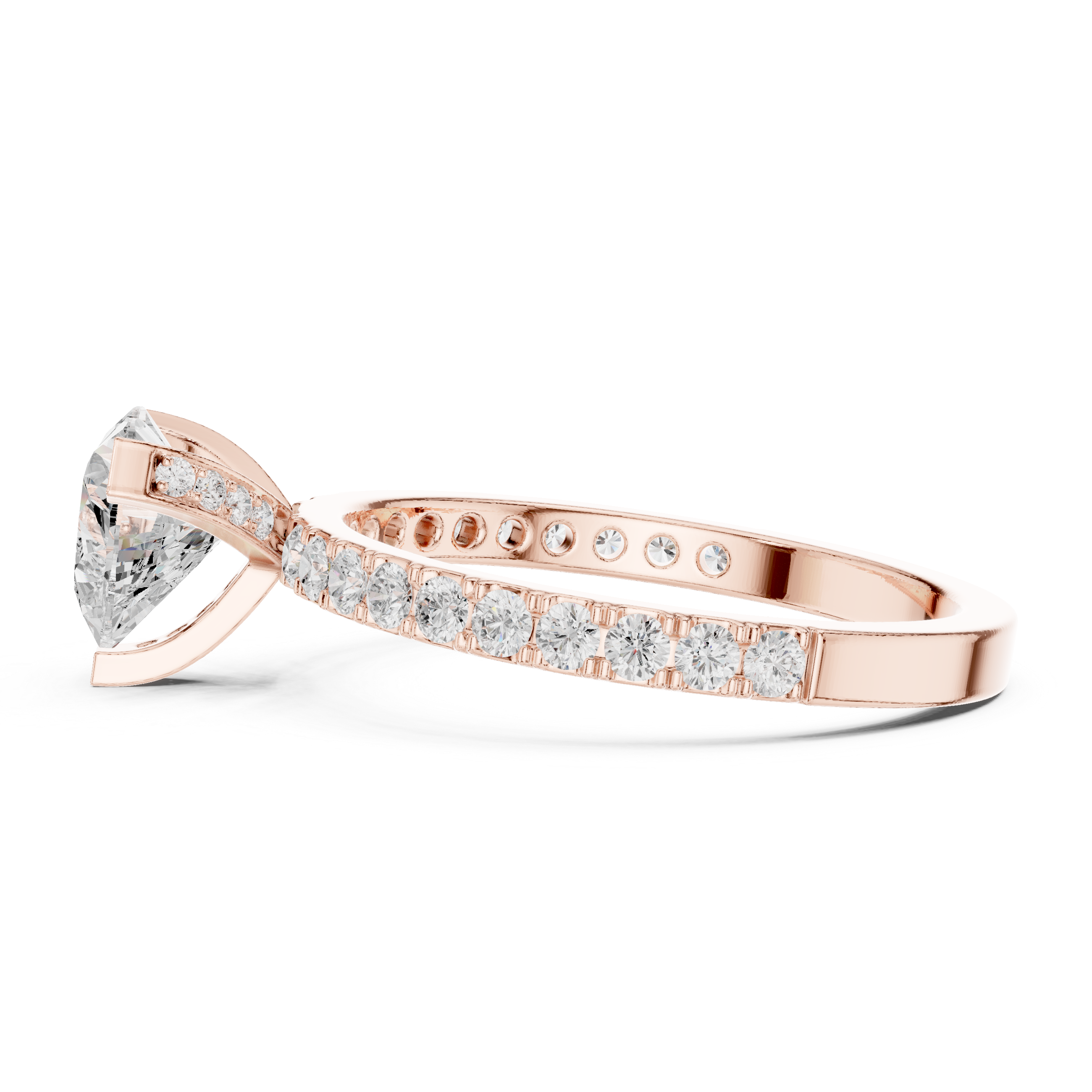 Stackable ring set with slim bands.