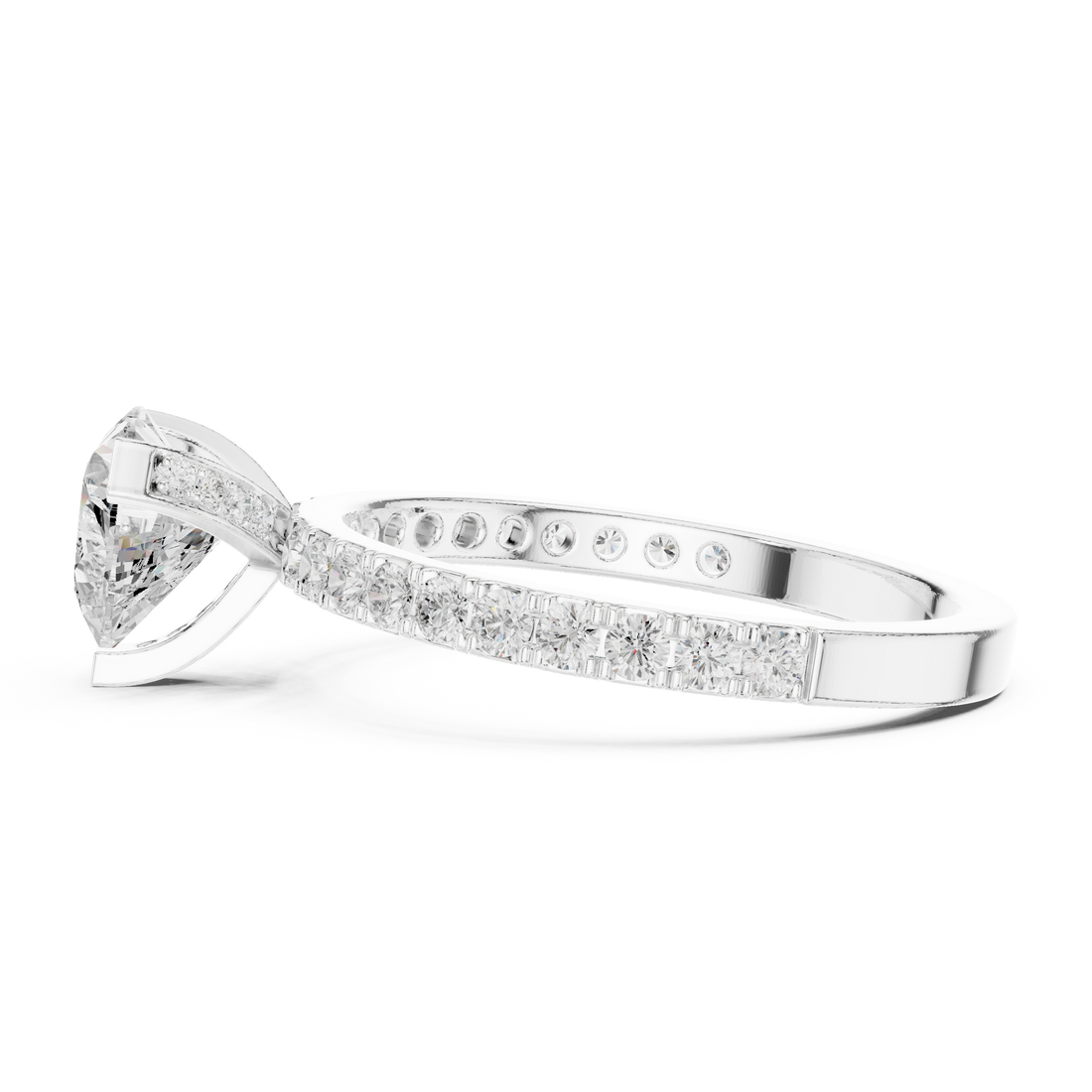 Promise ring with minimalist design.