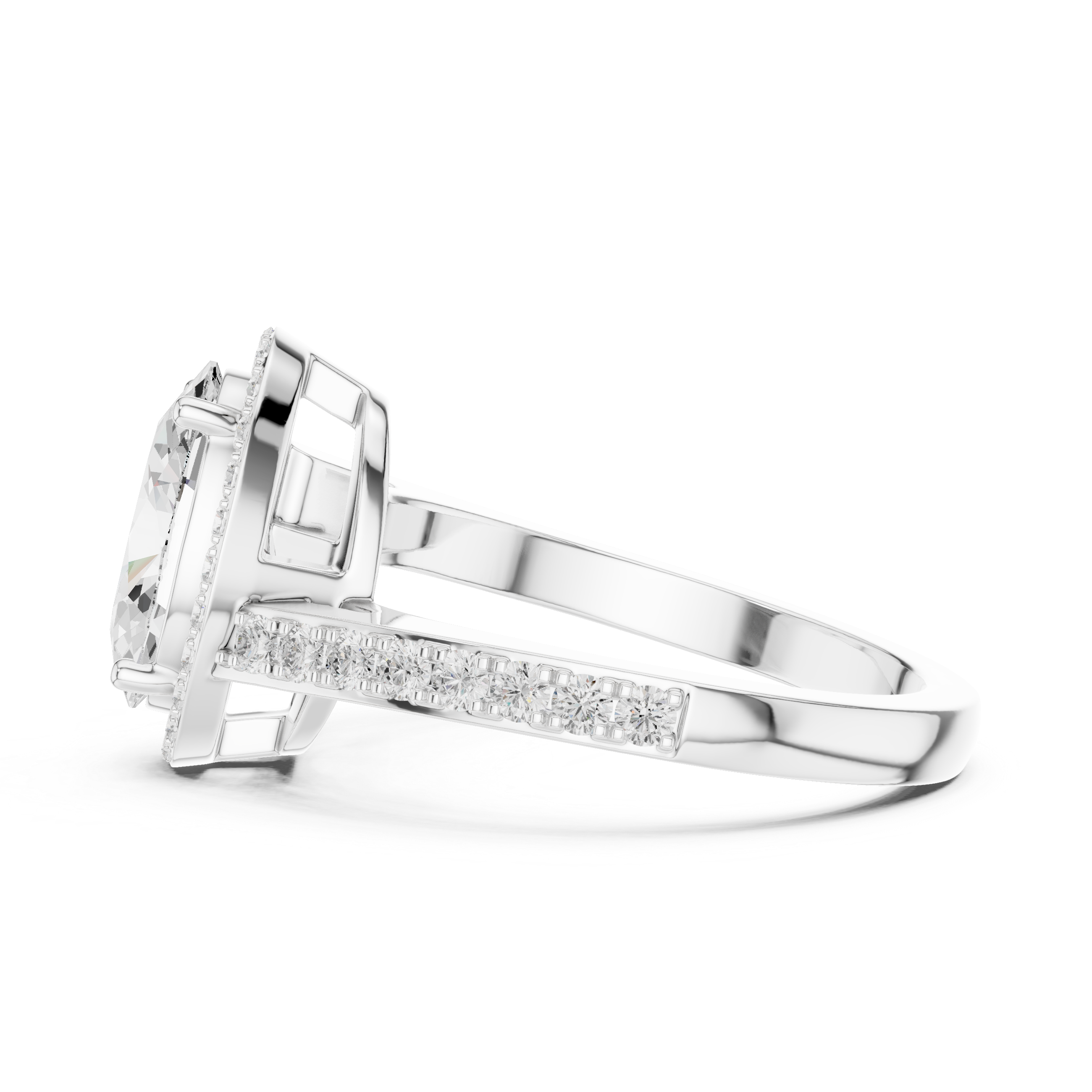 Gold bangle with smooth polished finish.