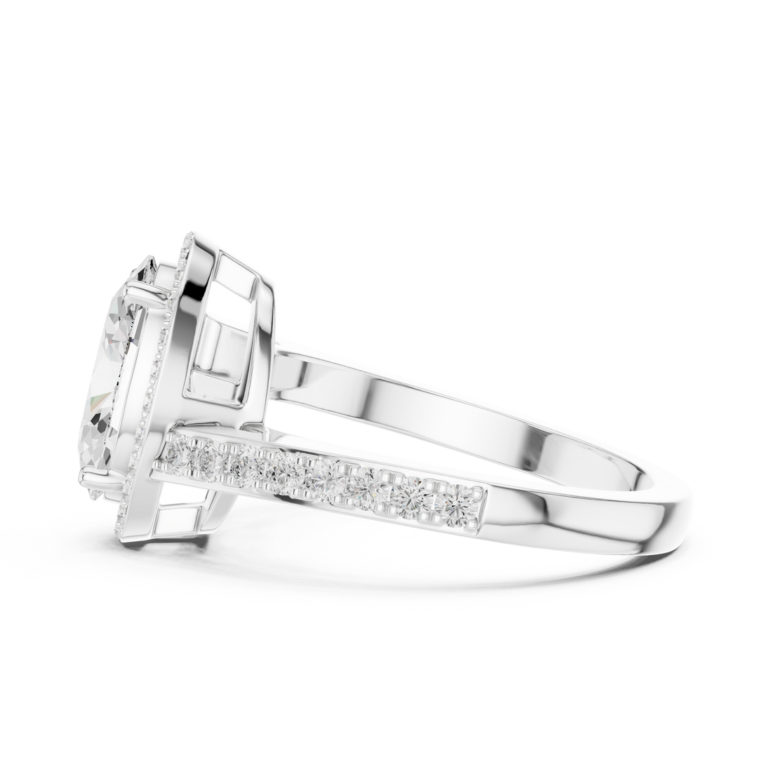 Gold bangle with smooth polished finish.