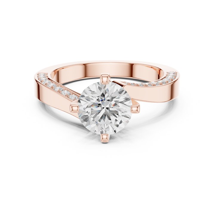 Diamond choker necklace with sparkle.
