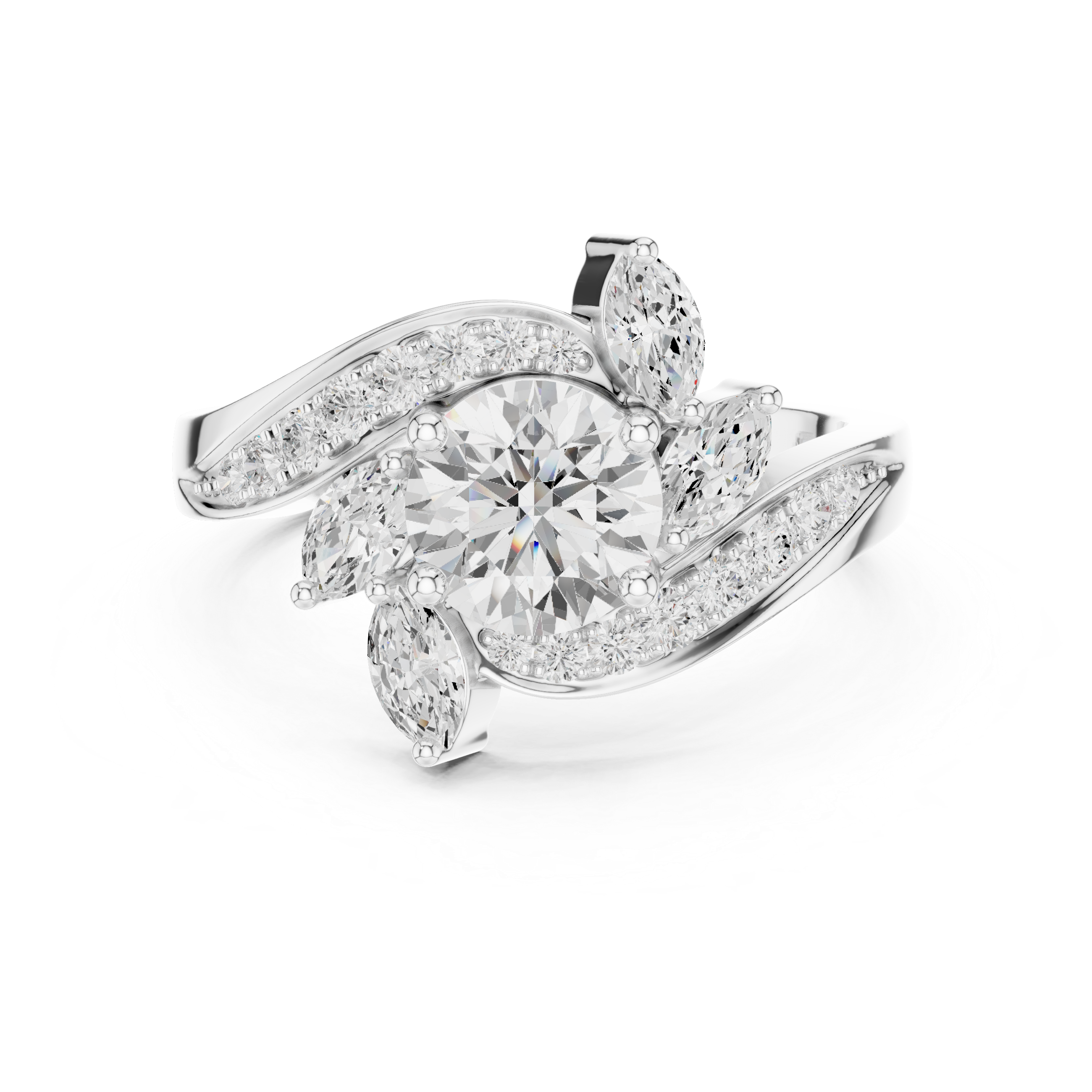 Minimalist silver band ring with smooth polished finish.