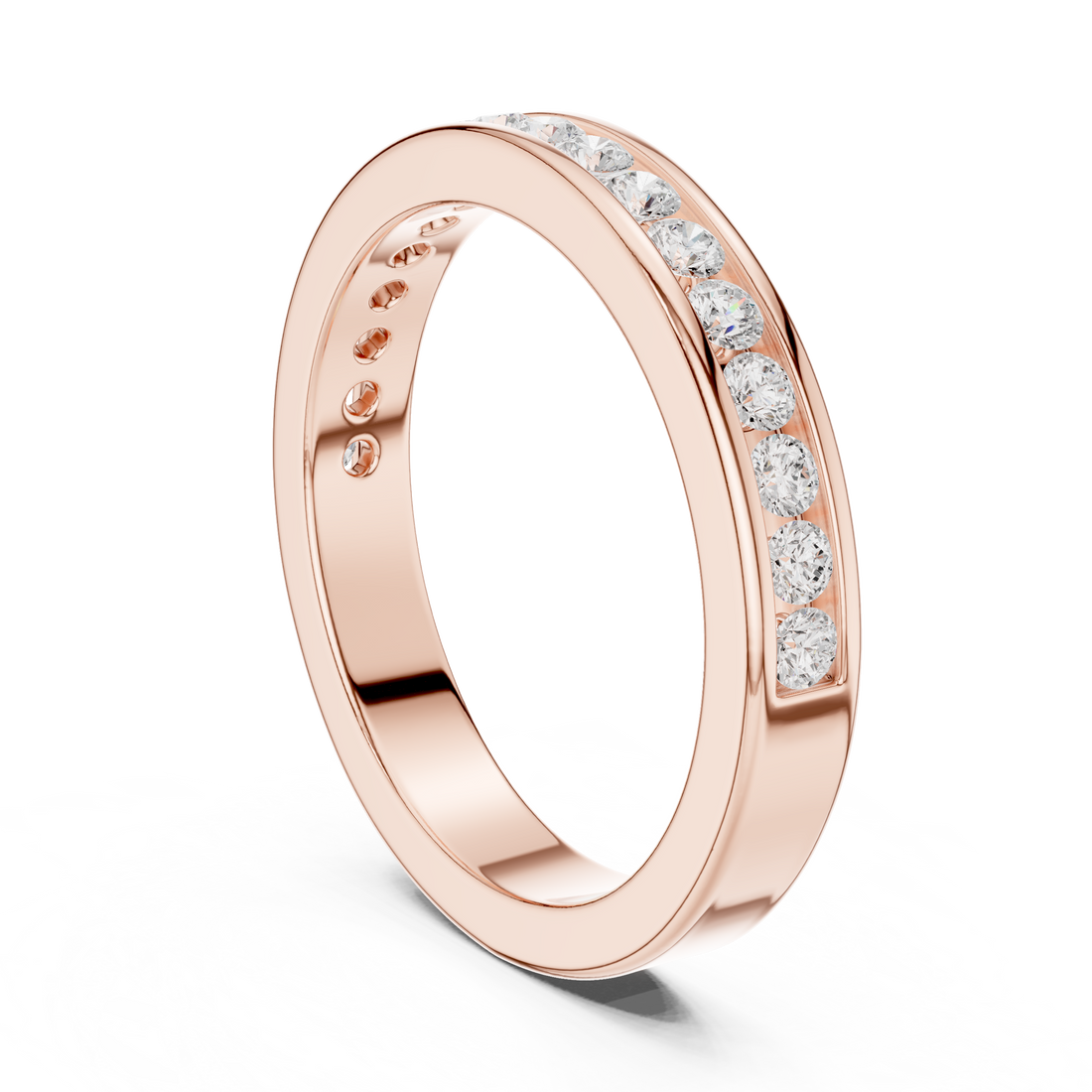 Heart-shaped gemstone ring in polished gold.