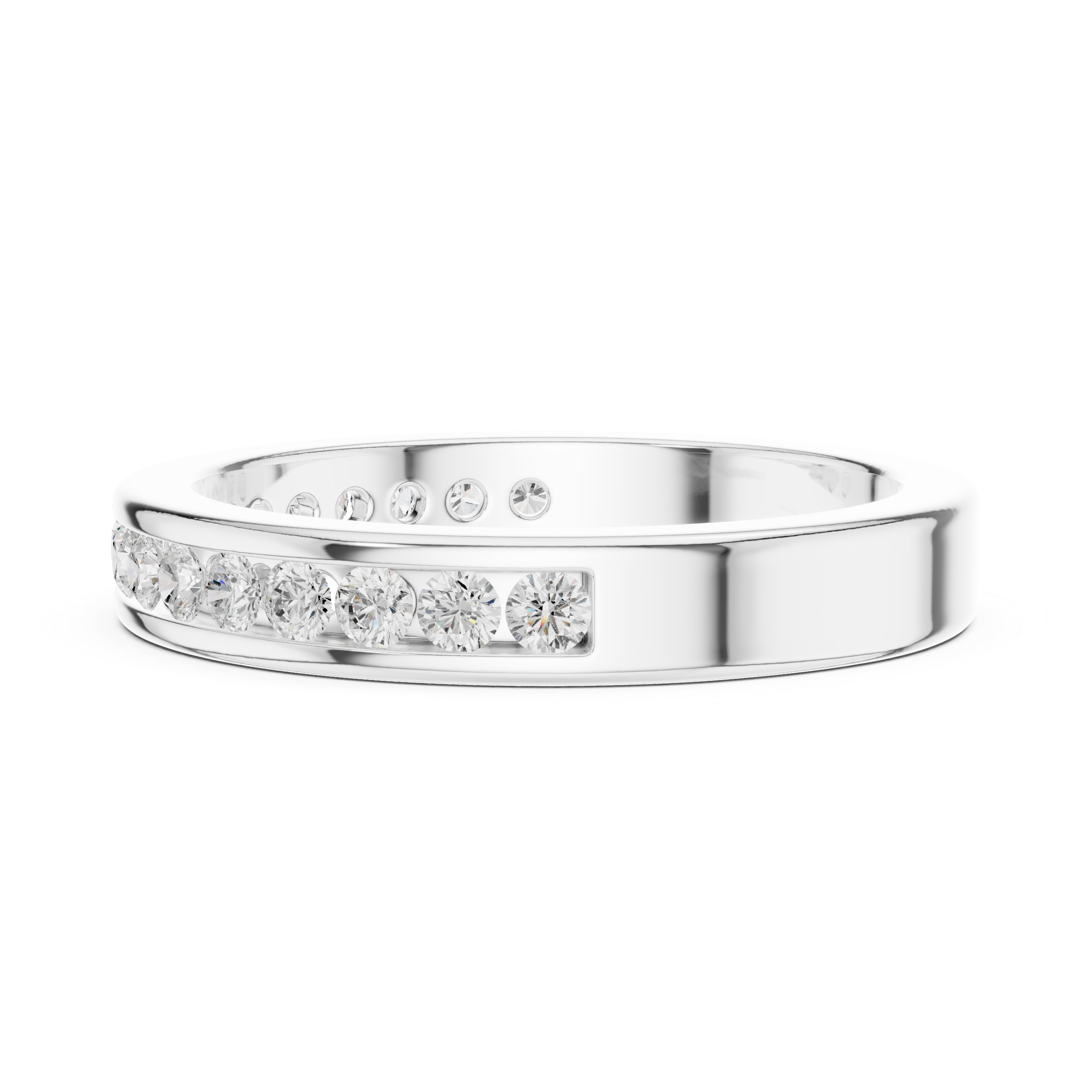 Classic pearl hoop earrings with polished finish.