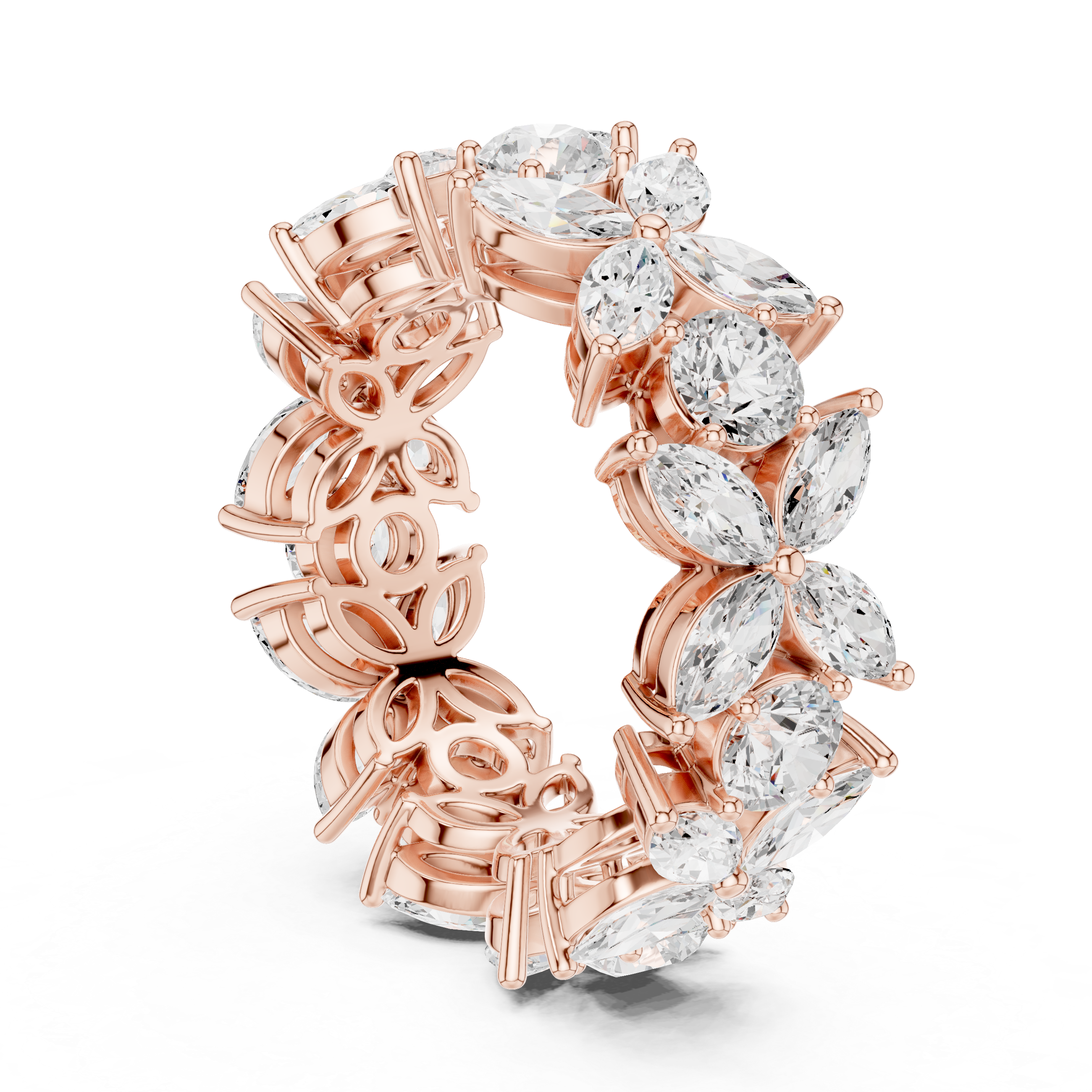 Slim diamond bracelet with sparkling stones.