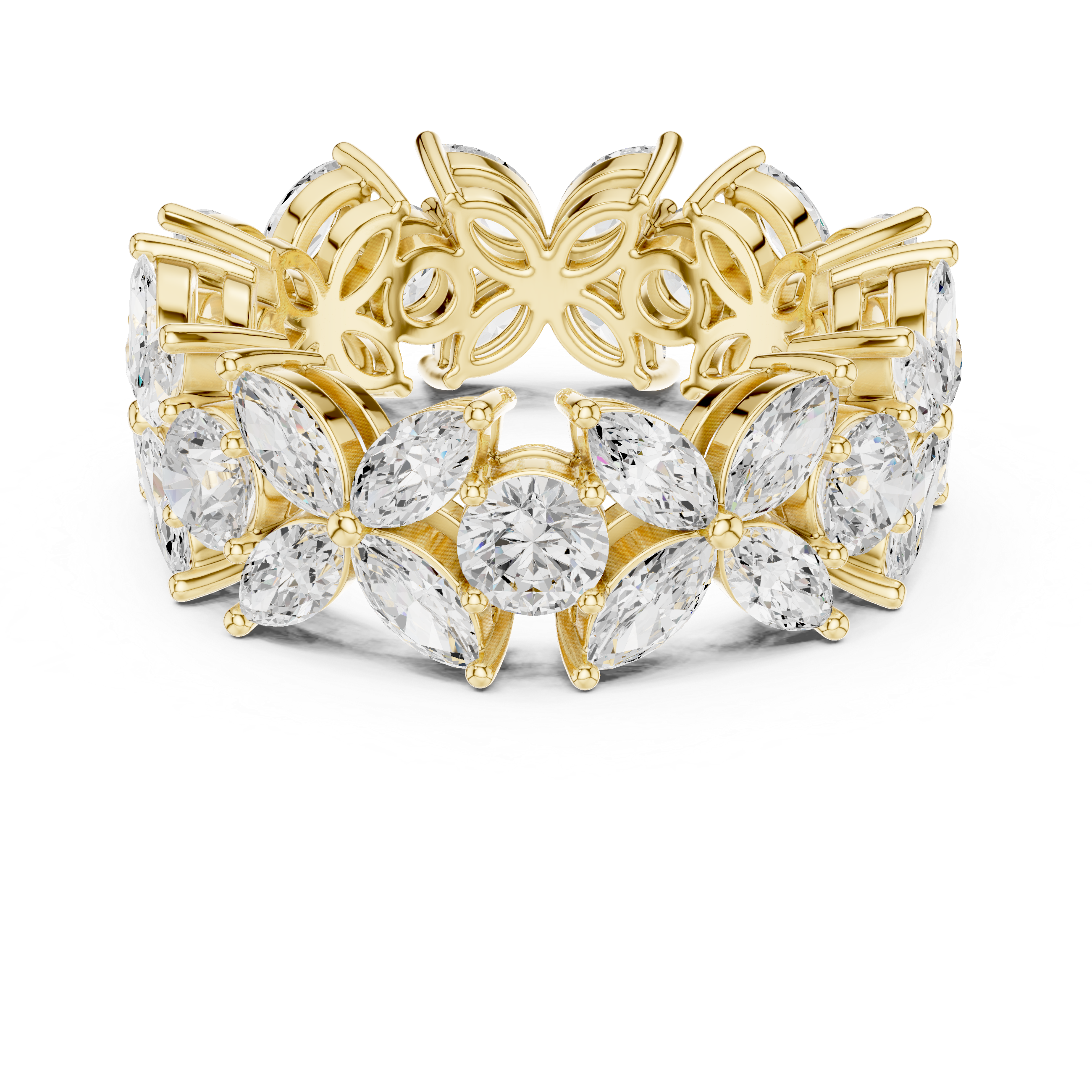 Bridal choker necklace with heavy detailing.