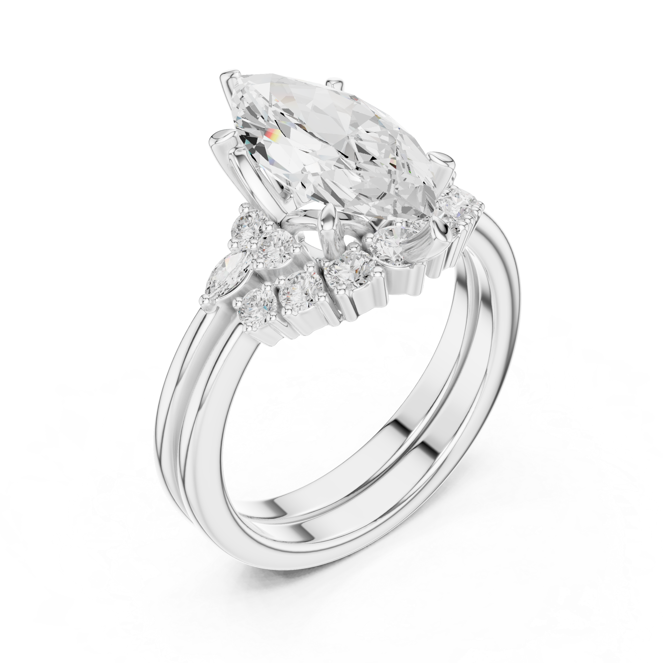 Elegant Diamond Daily Wear  masterpiece showing superior quality