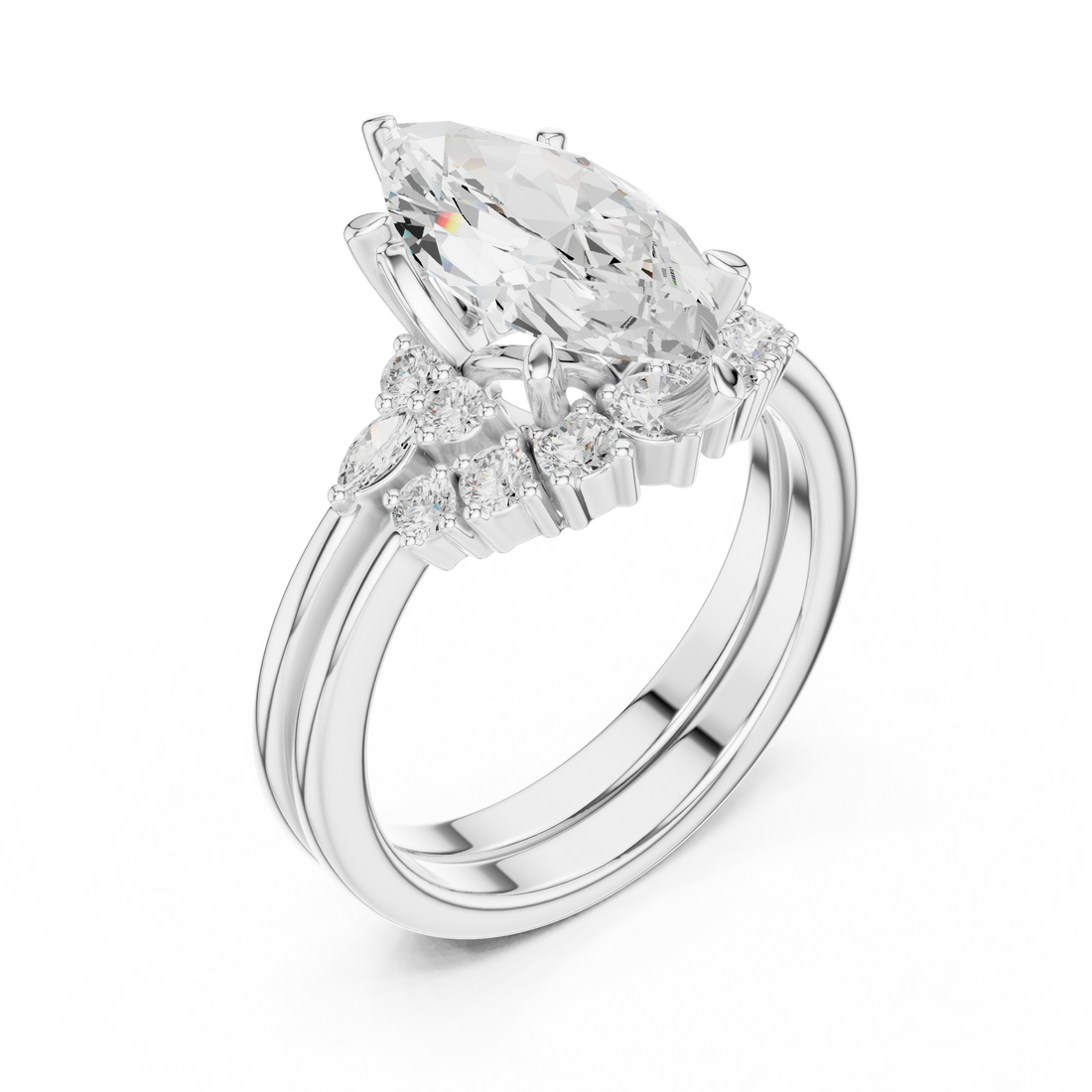 Elegant Diamond Daily Wear  masterpiece showing superior quality