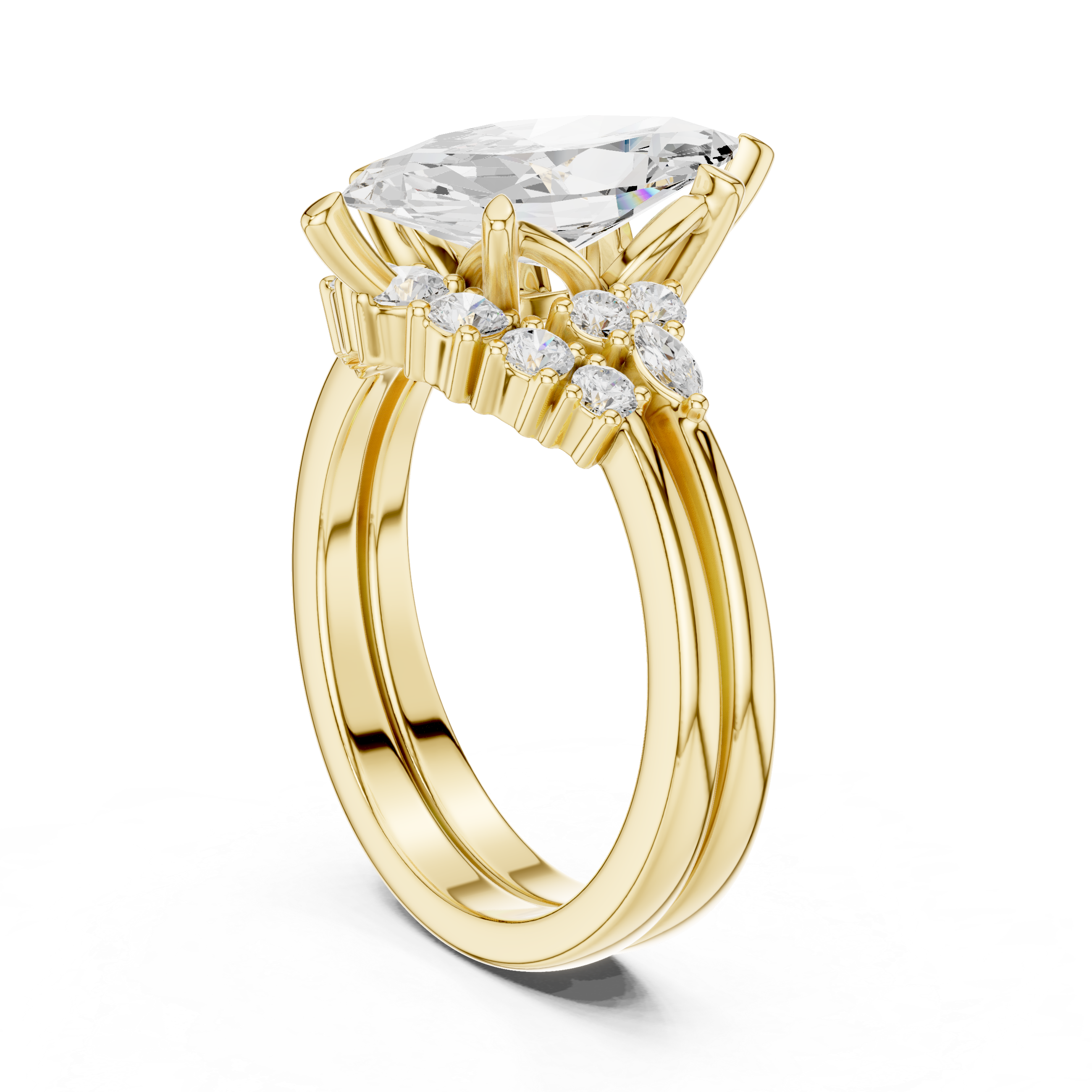Stylish Stackable Design  with premium high-quality finish and shine