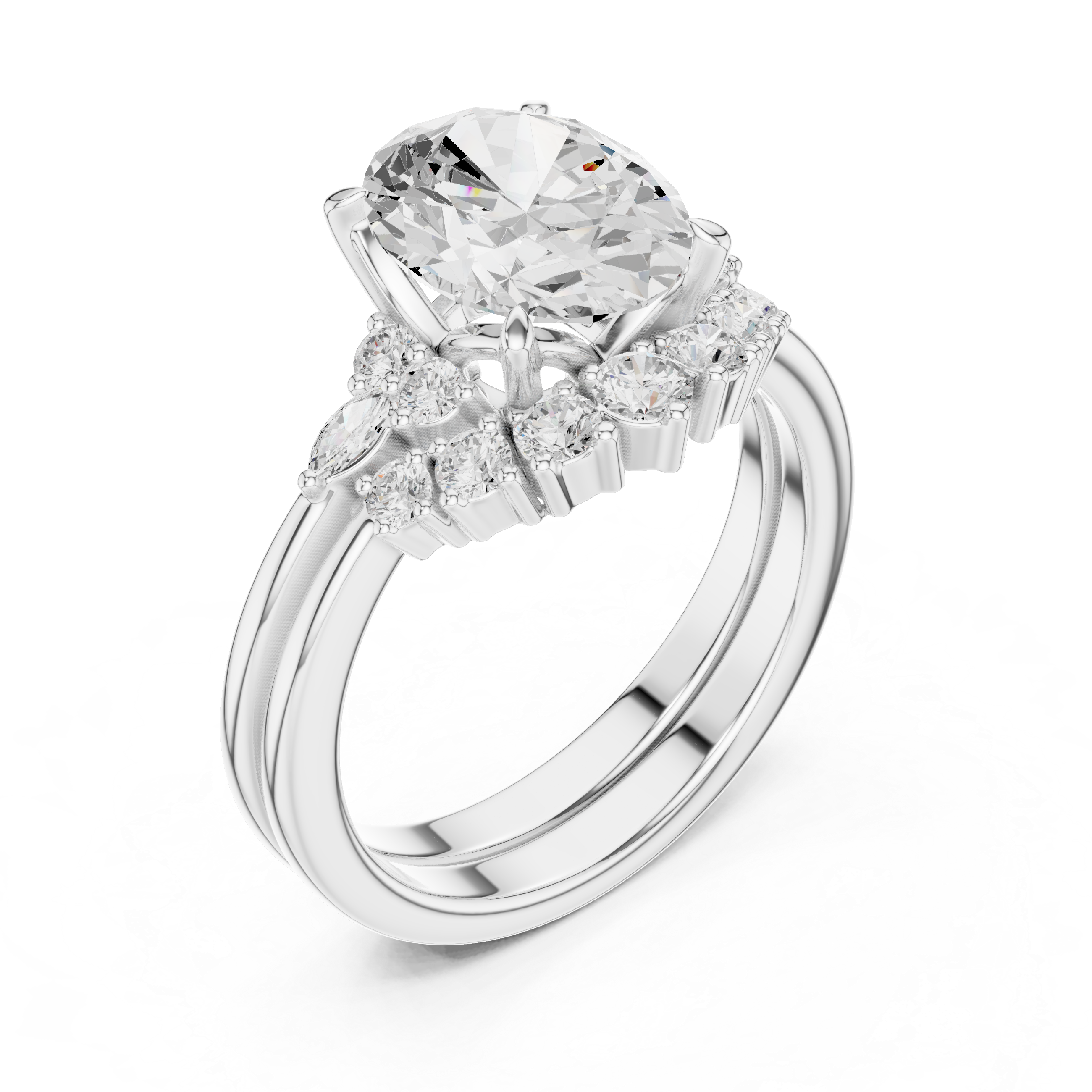 Elegant Diamond Daily Wear  masterpiece showing superior quality