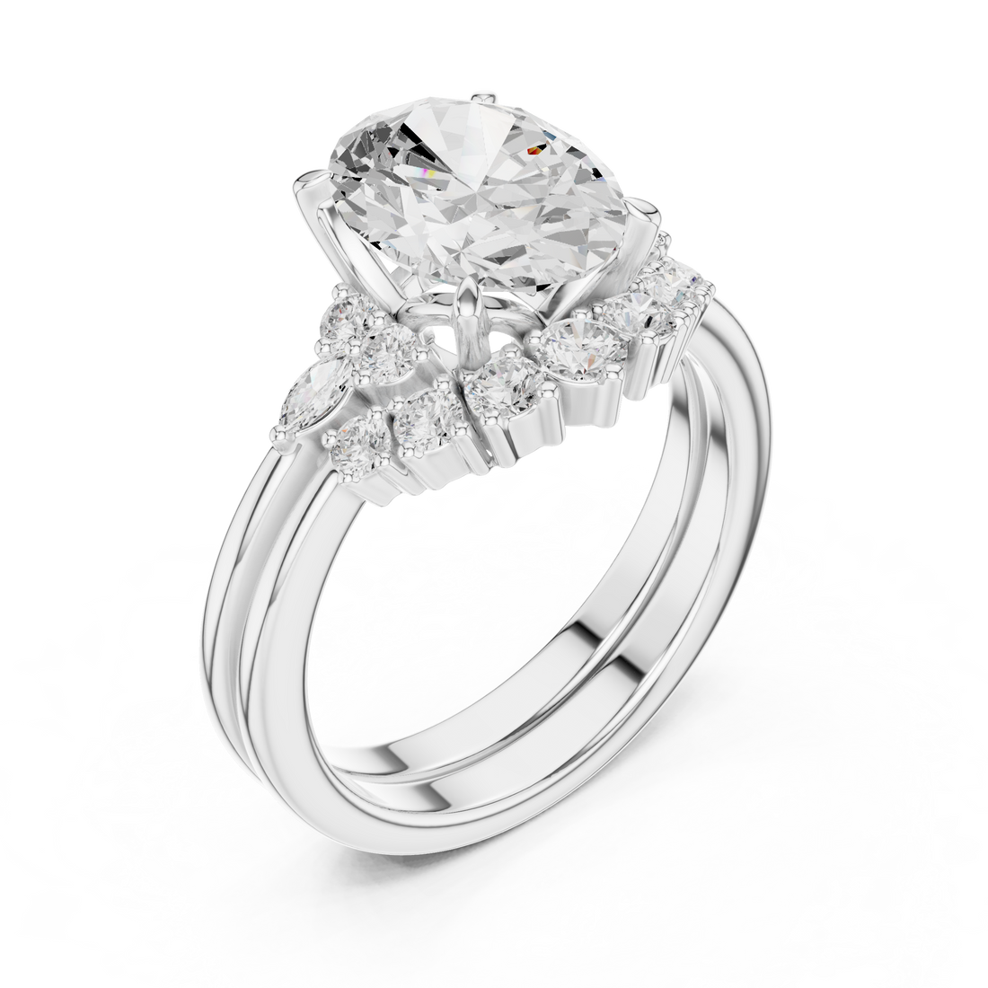Elegant Diamond Daily Wear  masterpiece showing superior quality