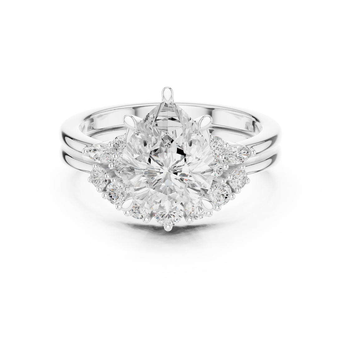 Sparkling CZ Diamond Necklace with high shine