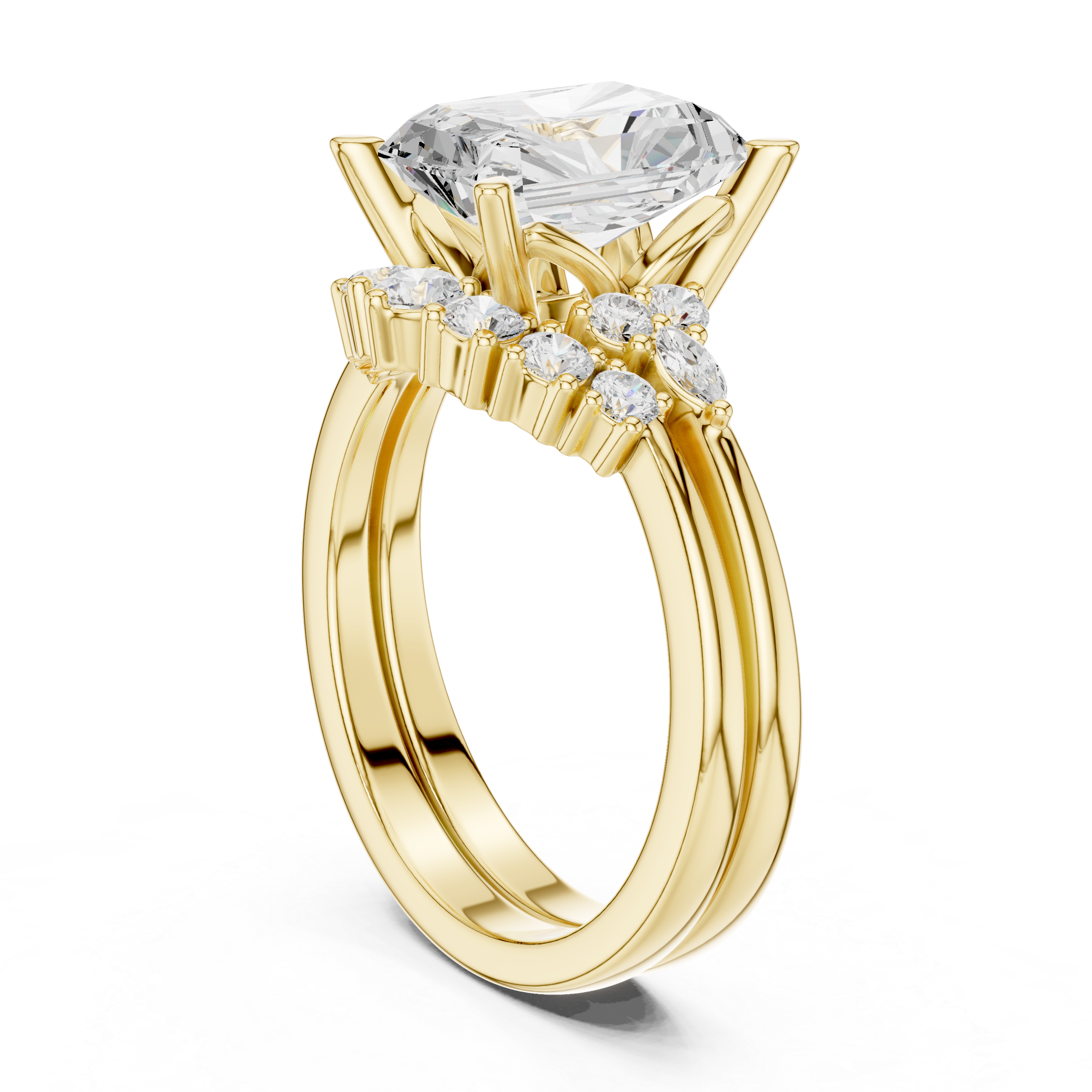 Stylish Stackable Design  with premium high-quality finish and shine