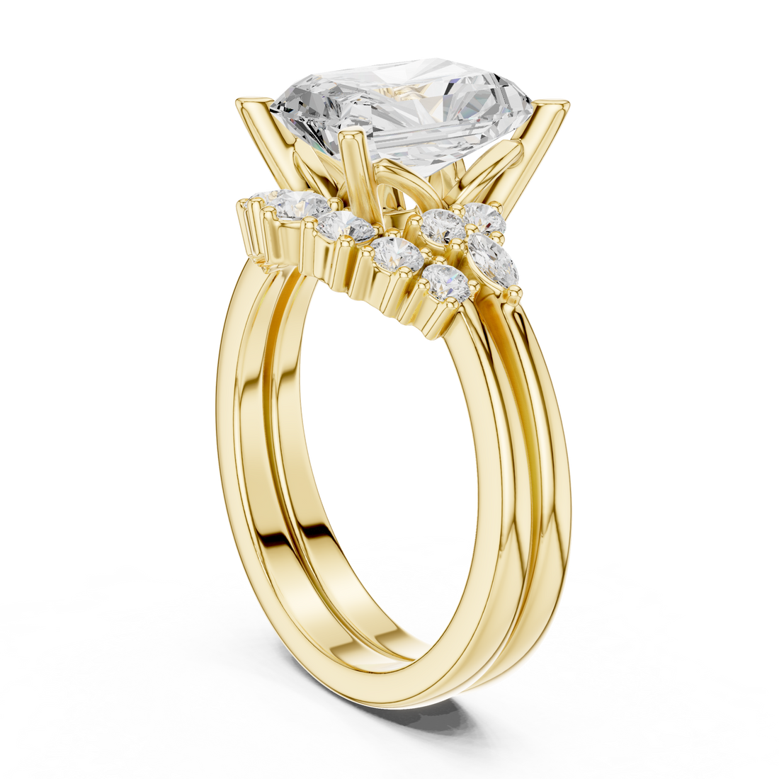 Stylish Stackable Design  with premium high-quality finish and shine