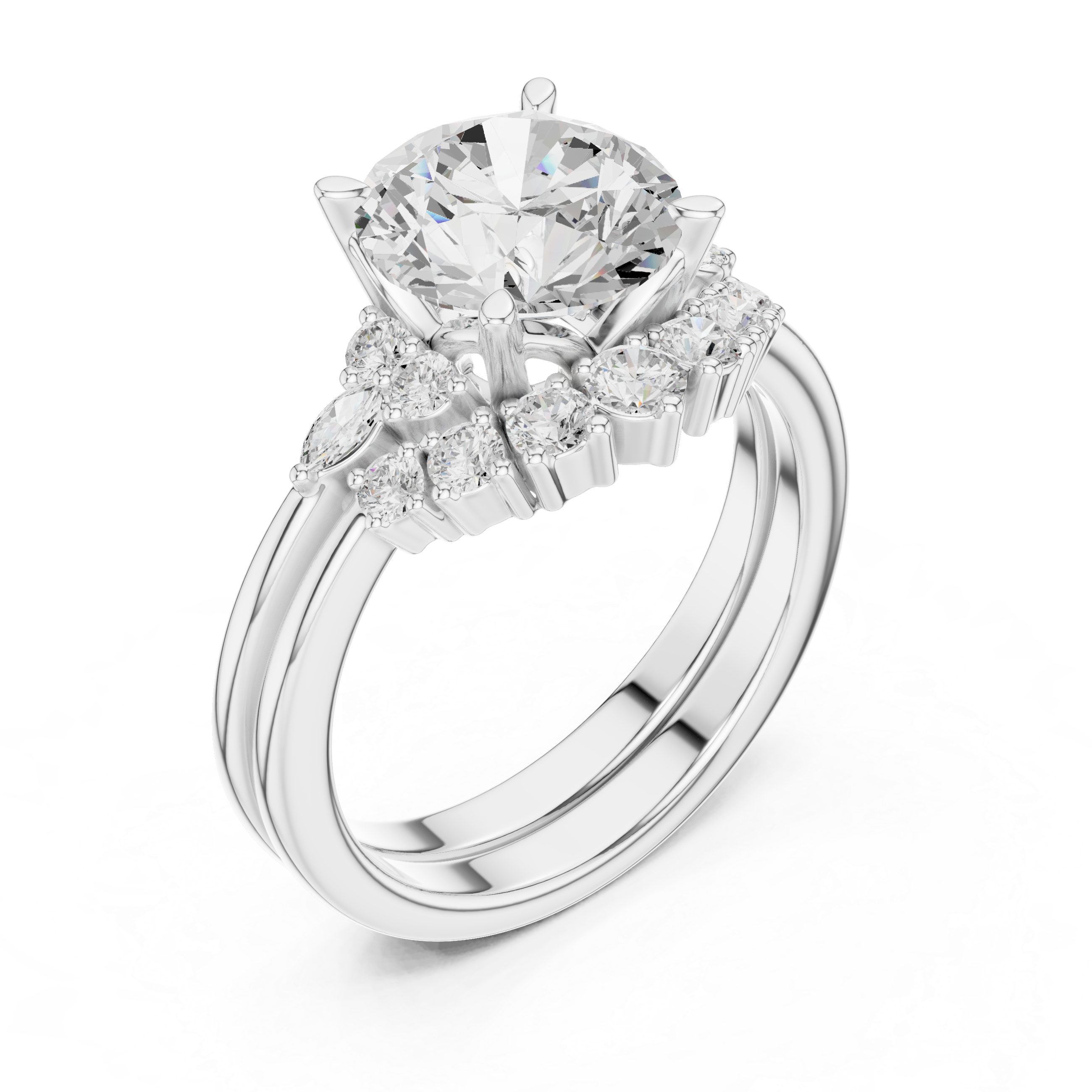 Elegant Diamond Daily Wear  masterpiece showing superior quality