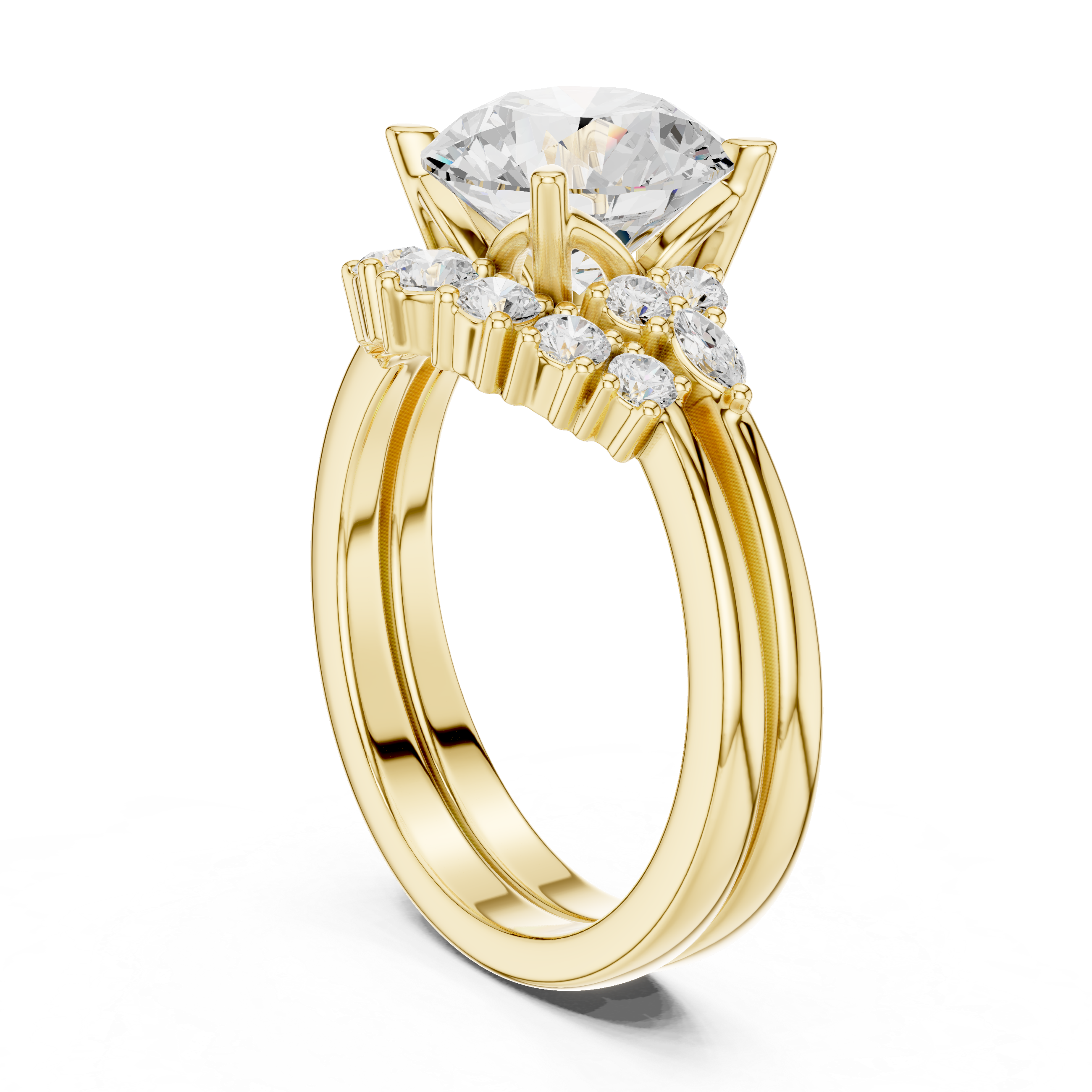 Stylish Stackable Design  with premium high-quality finish and shine