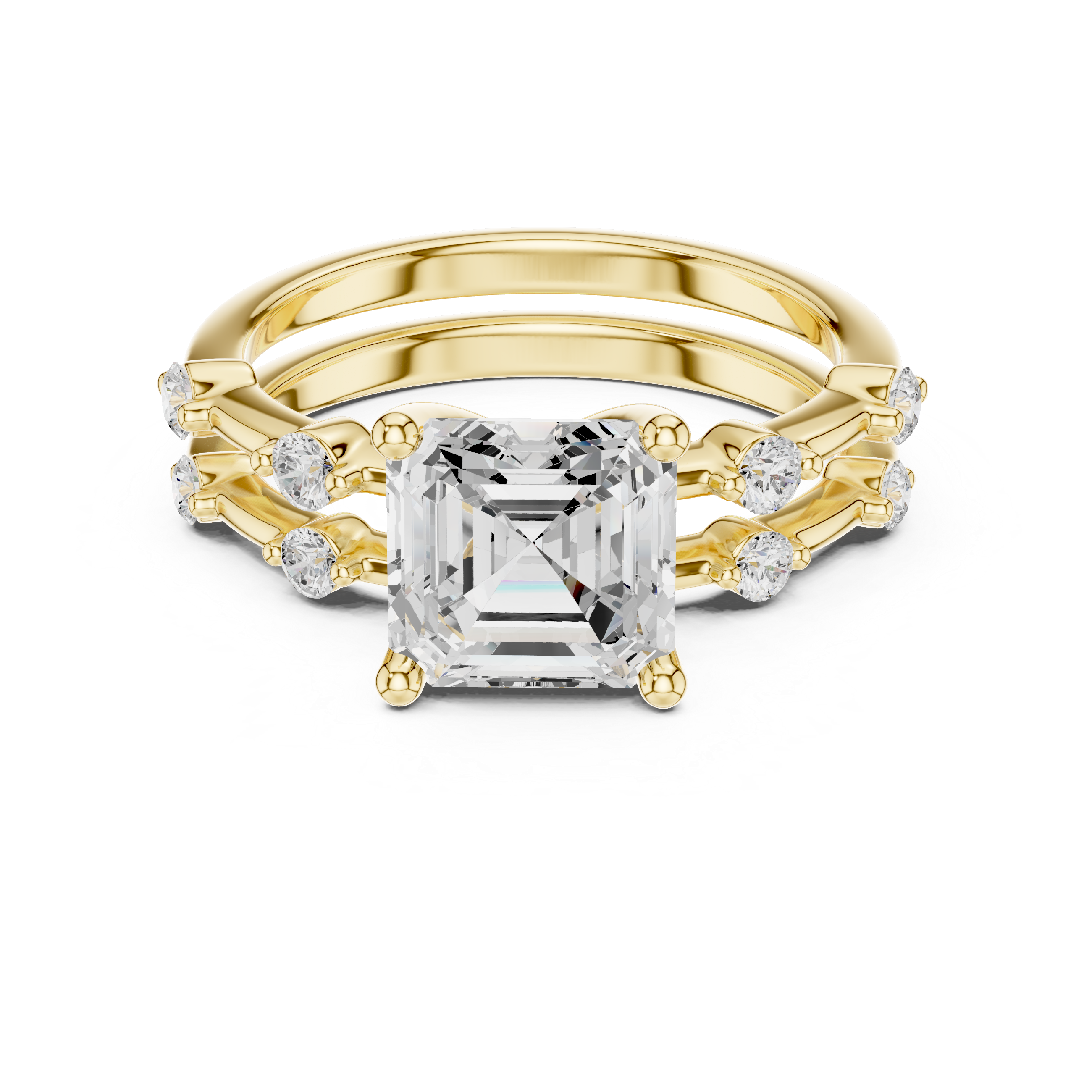 Stylish Stackable Design  with premium high-quality finish and shine