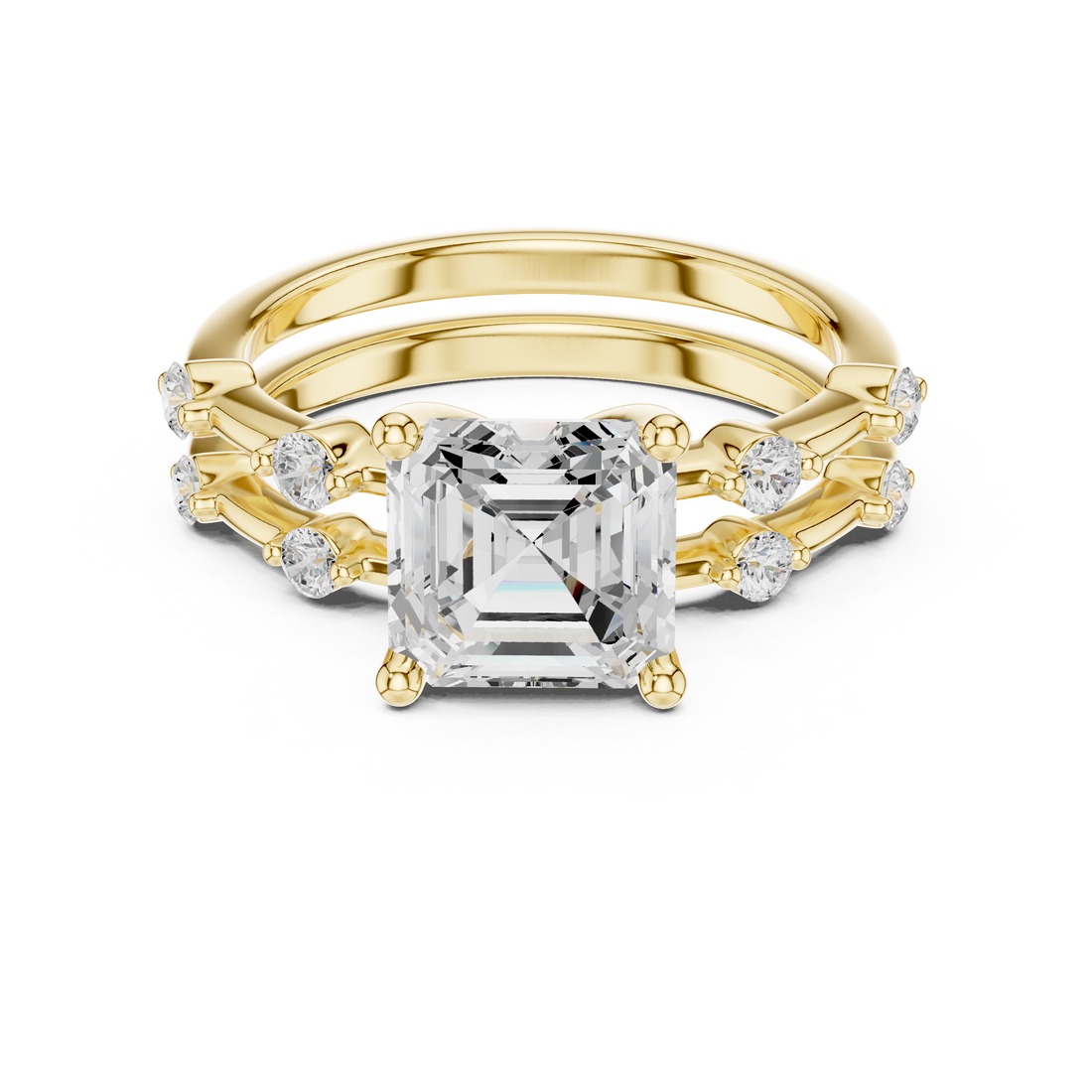 Stylish Stackable Design  with premium high-quality finish and shine