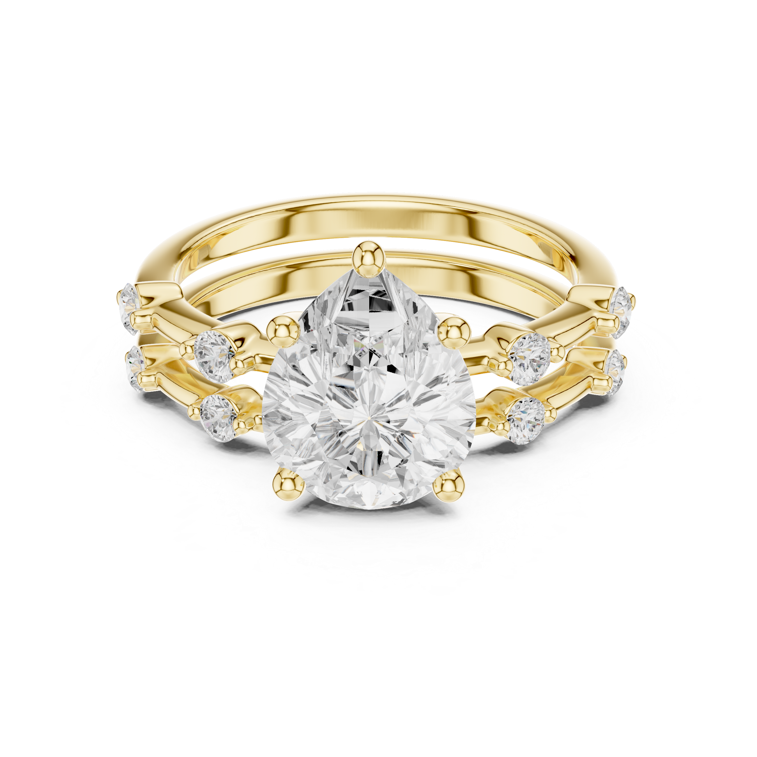 Stylish Stackable Design  with premium high-quality finish and shine