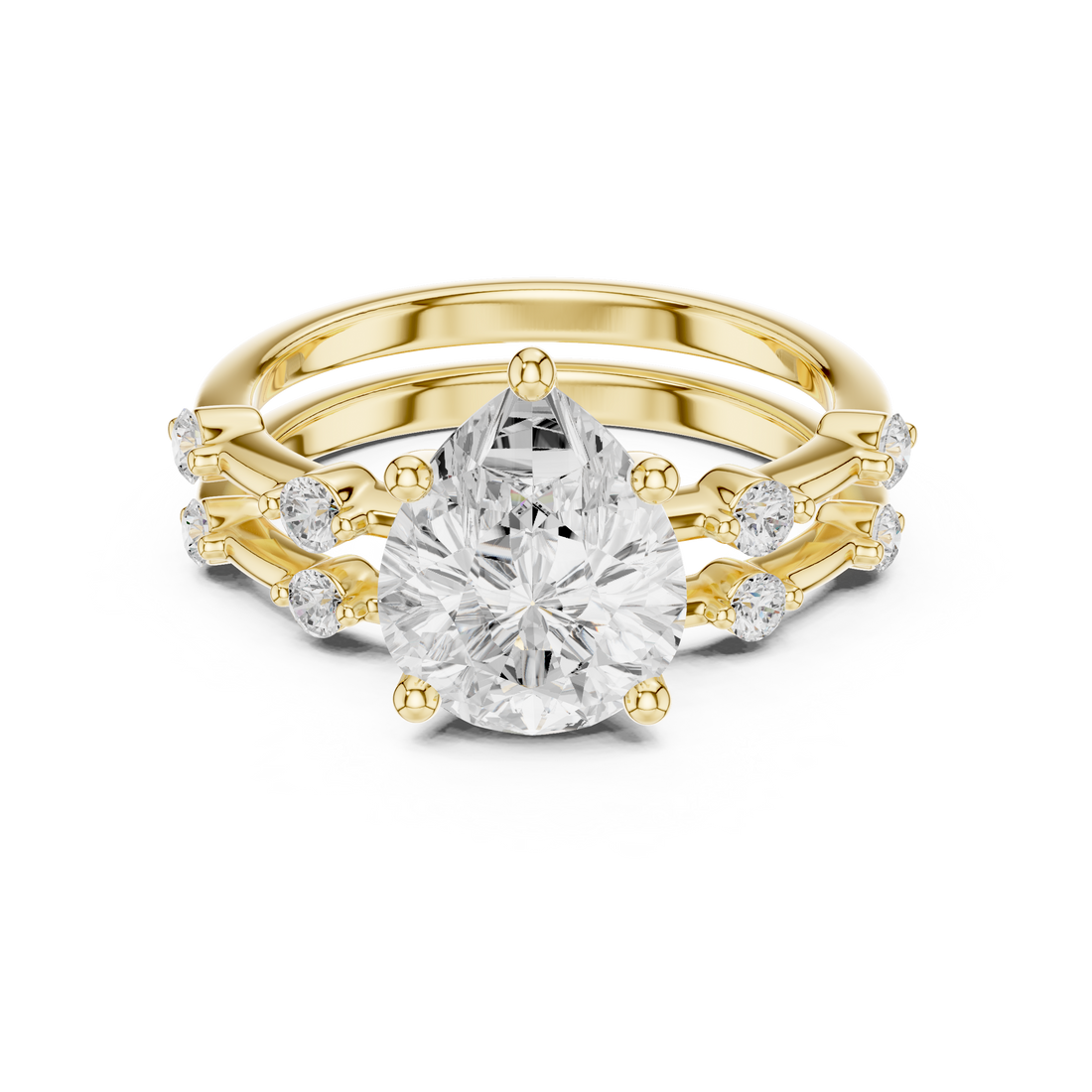 Stylish Stackable Design  with premium high-quality finish and shine